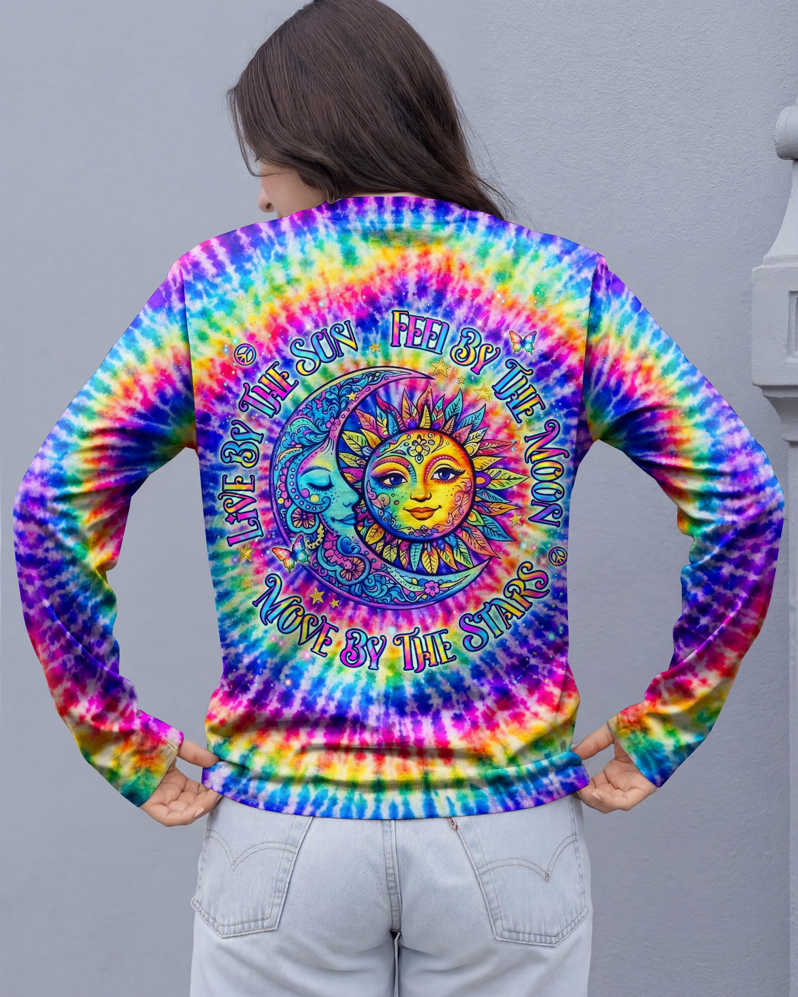LIVE BY THE SUN RADIANT SWIRL ALL OVER PRINT - YHLN2602262