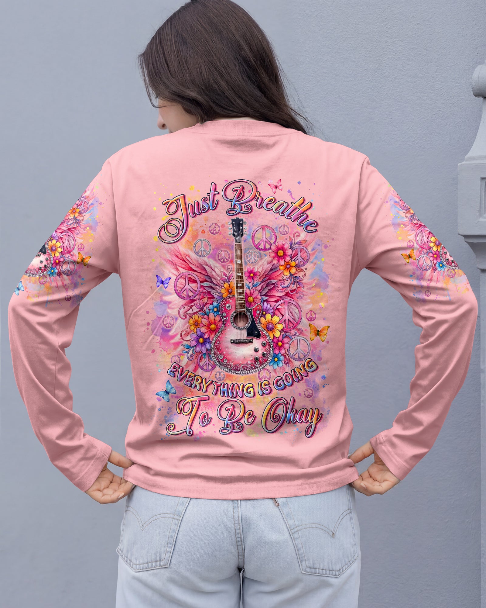 JUST BREATHE GUITAR ALL OVER PRINT - TYLN2403262