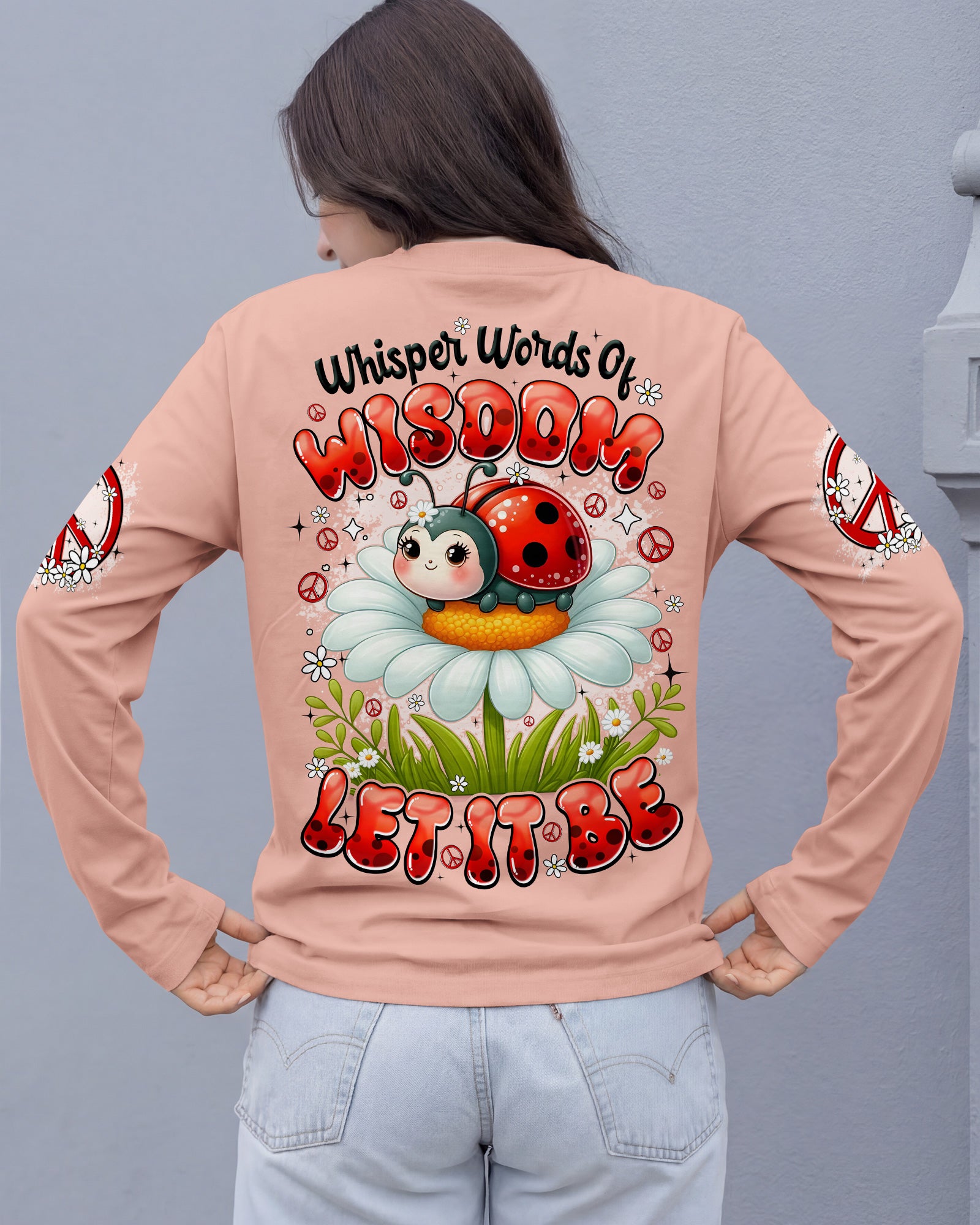WHISPER WORDS OF WISDOM LET IT BE LADYBUG ALL OVER PRINT - TYQY0203262