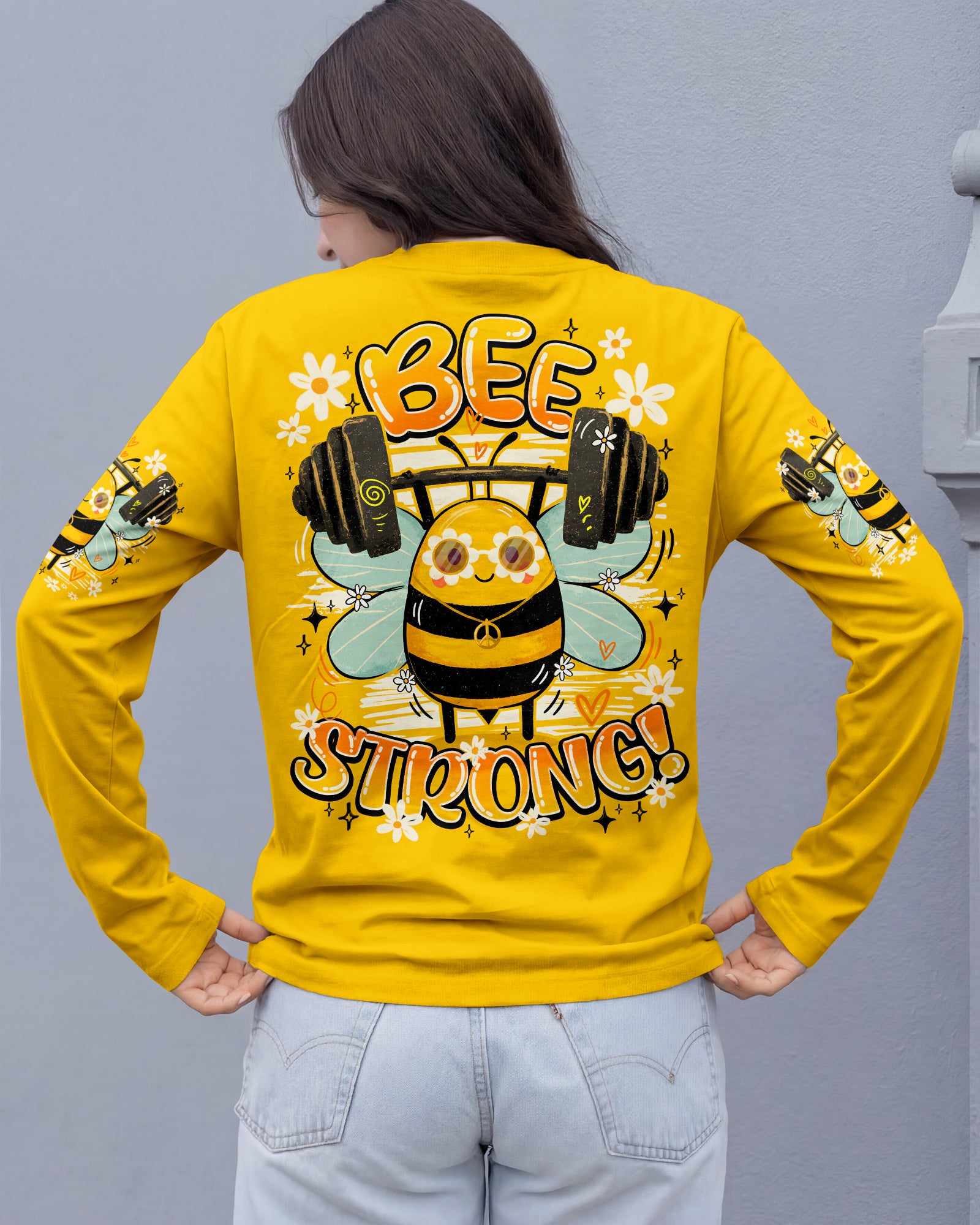 BEE STRONG ALL OVER PRINT - TY0906262