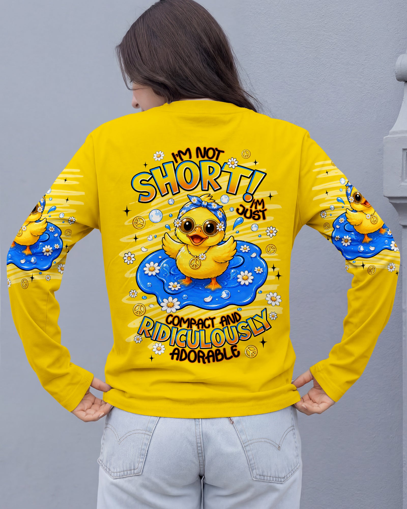 I'M NOT SHORT DUCK ALL OVER PRINT - TLNT2005261
