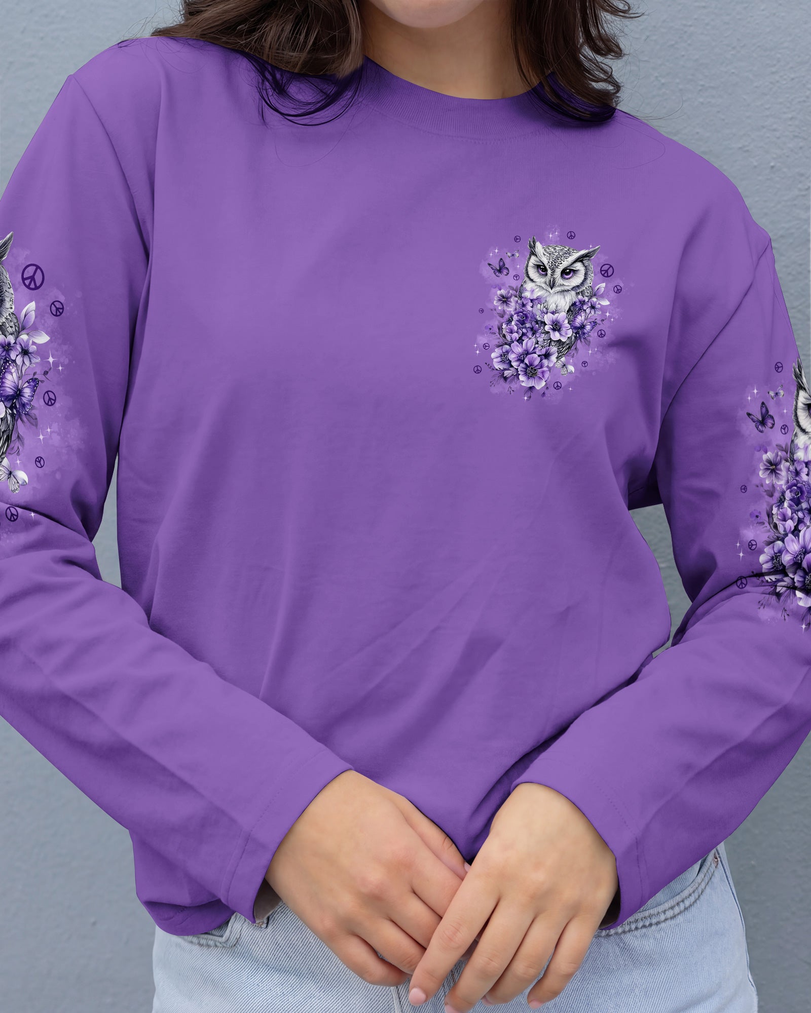 WHISPER WORDS OF WISDOM LET IT BE OWL ALL OVER PRINT - TYPQ0902262