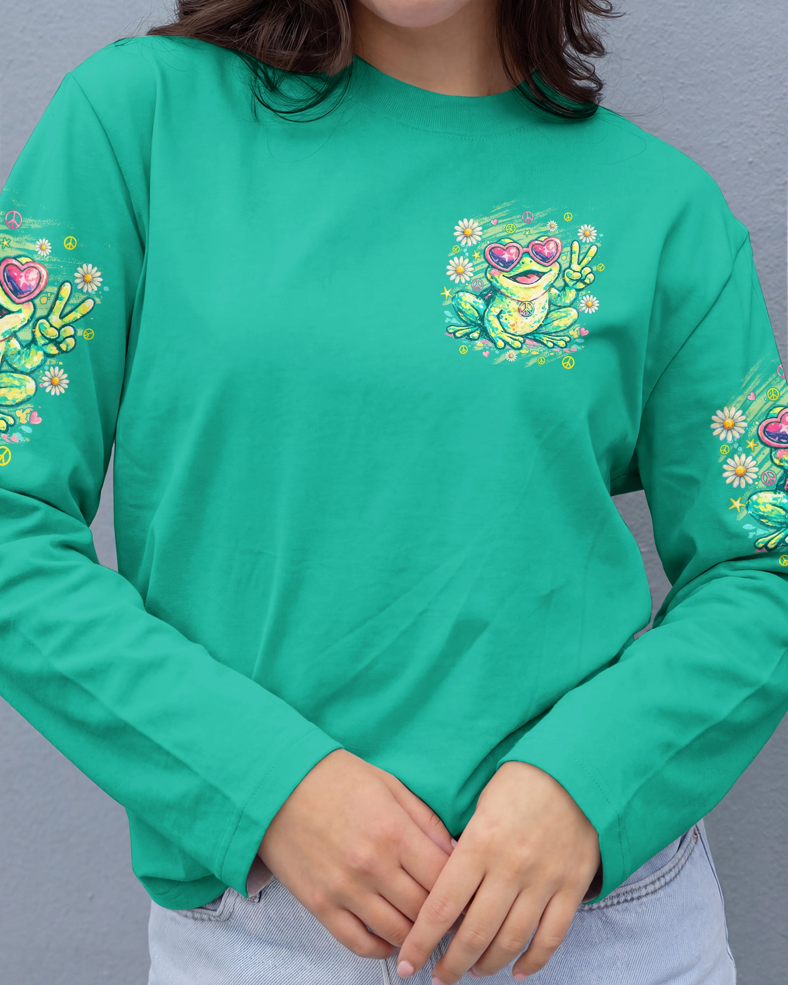 DO WHAT MAKES YOU HAPPY FROG ALL OVER PRINT - TYQY1307262