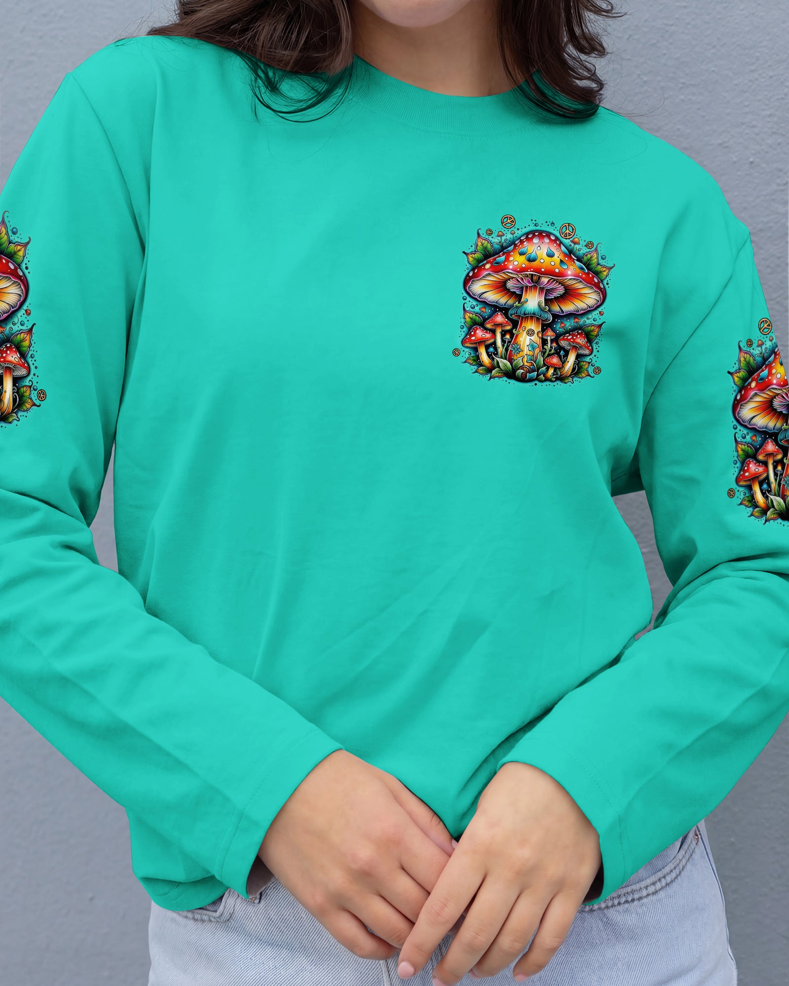EAT MUSHROOMS SEE THE UNIVERSE ALL OVER PRINT - TYTD1202261