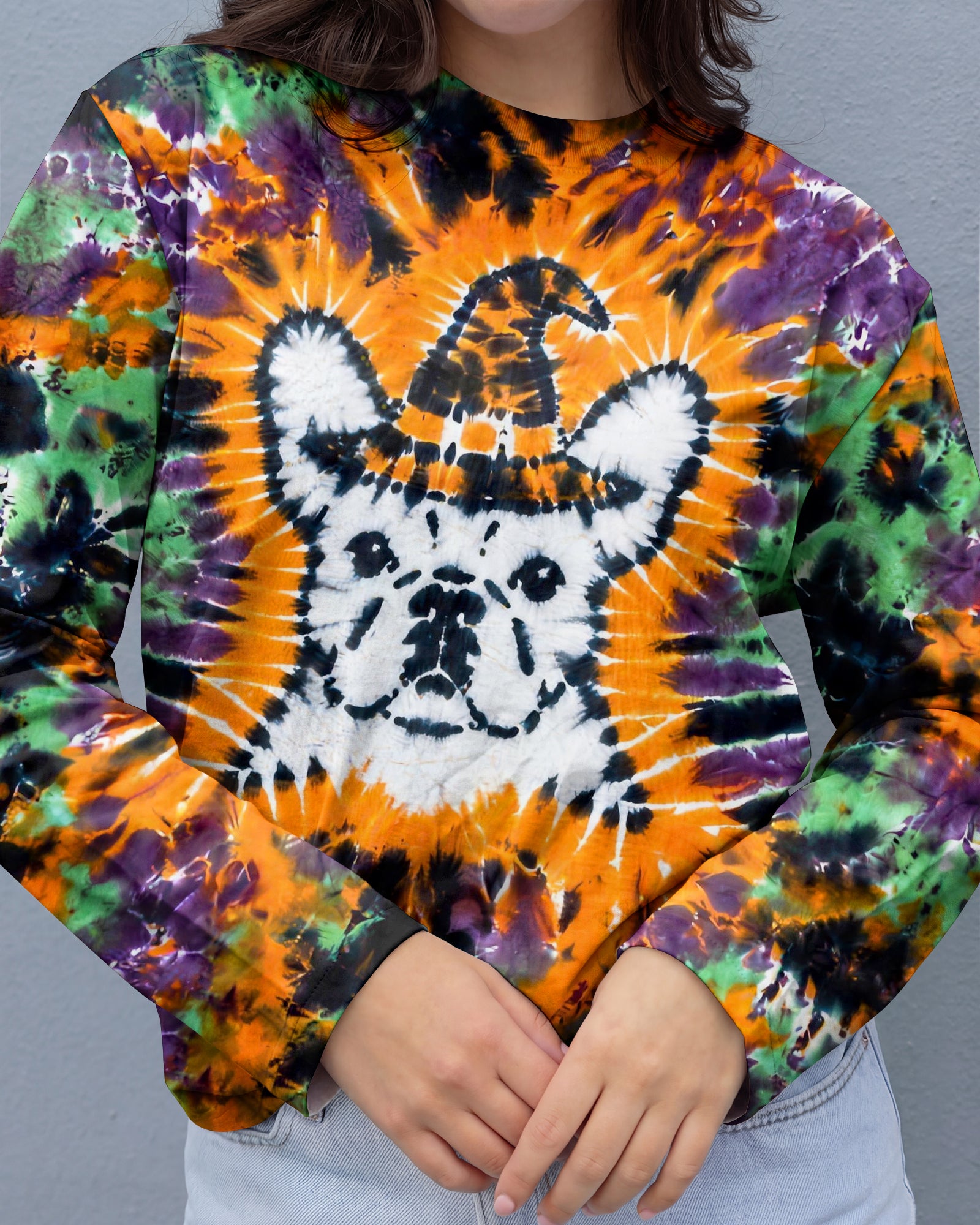 FRENCH BULLDOG WITCH HALLOWEEN BURST ALL OVER PRINT - TLHG2107262