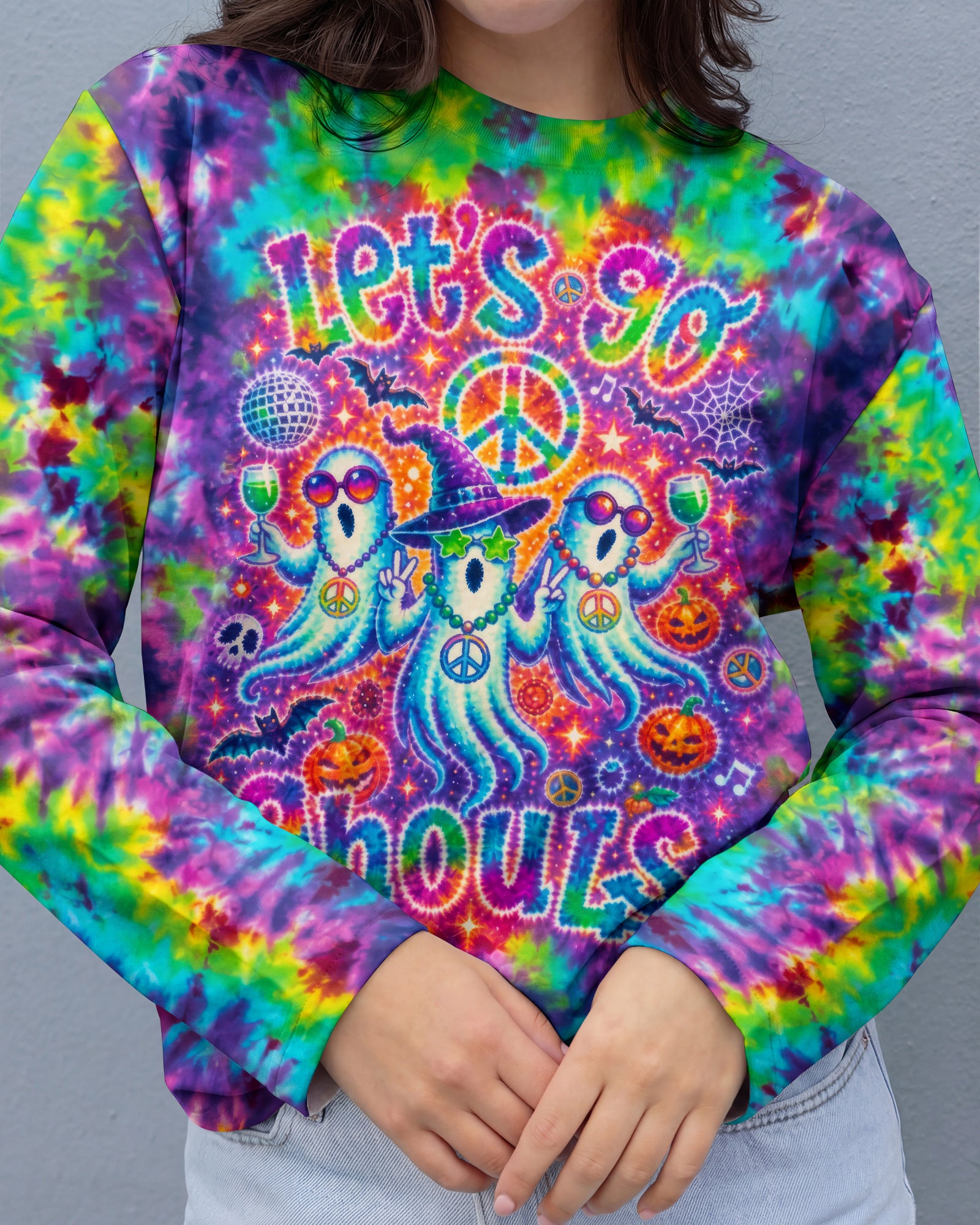 HIPPIE GHOST SHOUT OUT ALL OVER PRINT – RI0508261