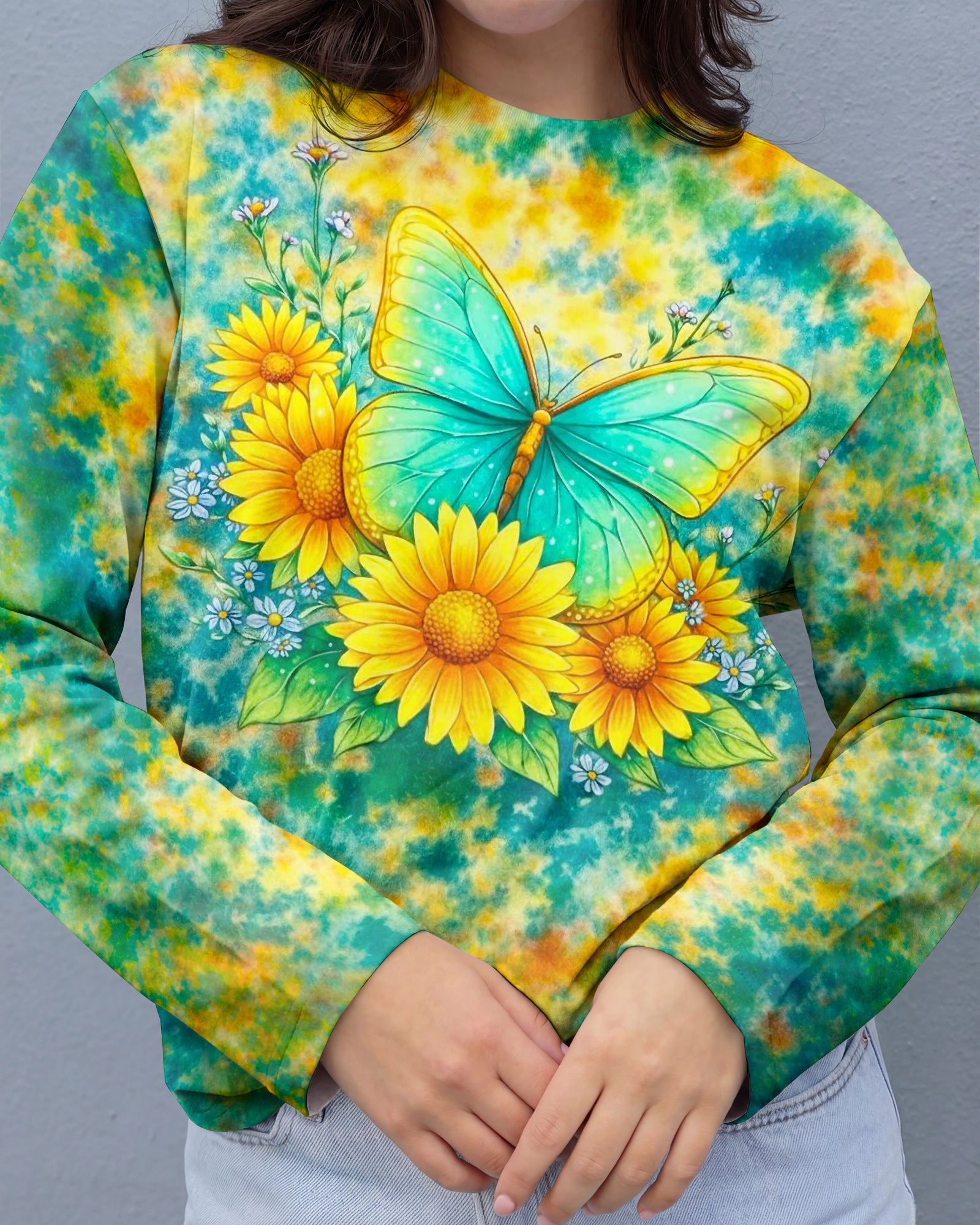 STRONGER THAN THE STORM BUTTERFLY ALL OVER PRINT  - TLNO2803262
