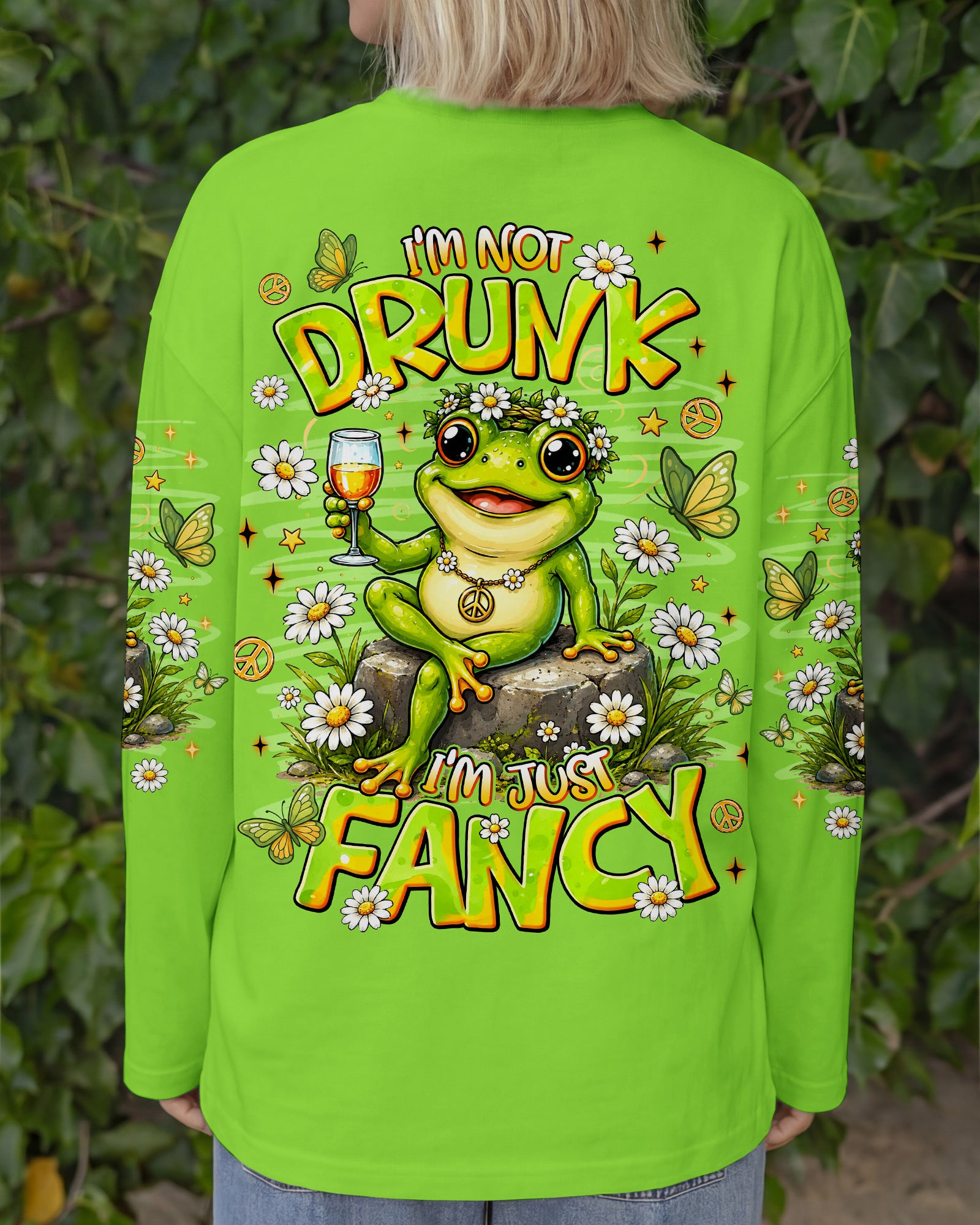 I'M JUST FANCY FROG ALL OVER PRINT - TLNT3006263