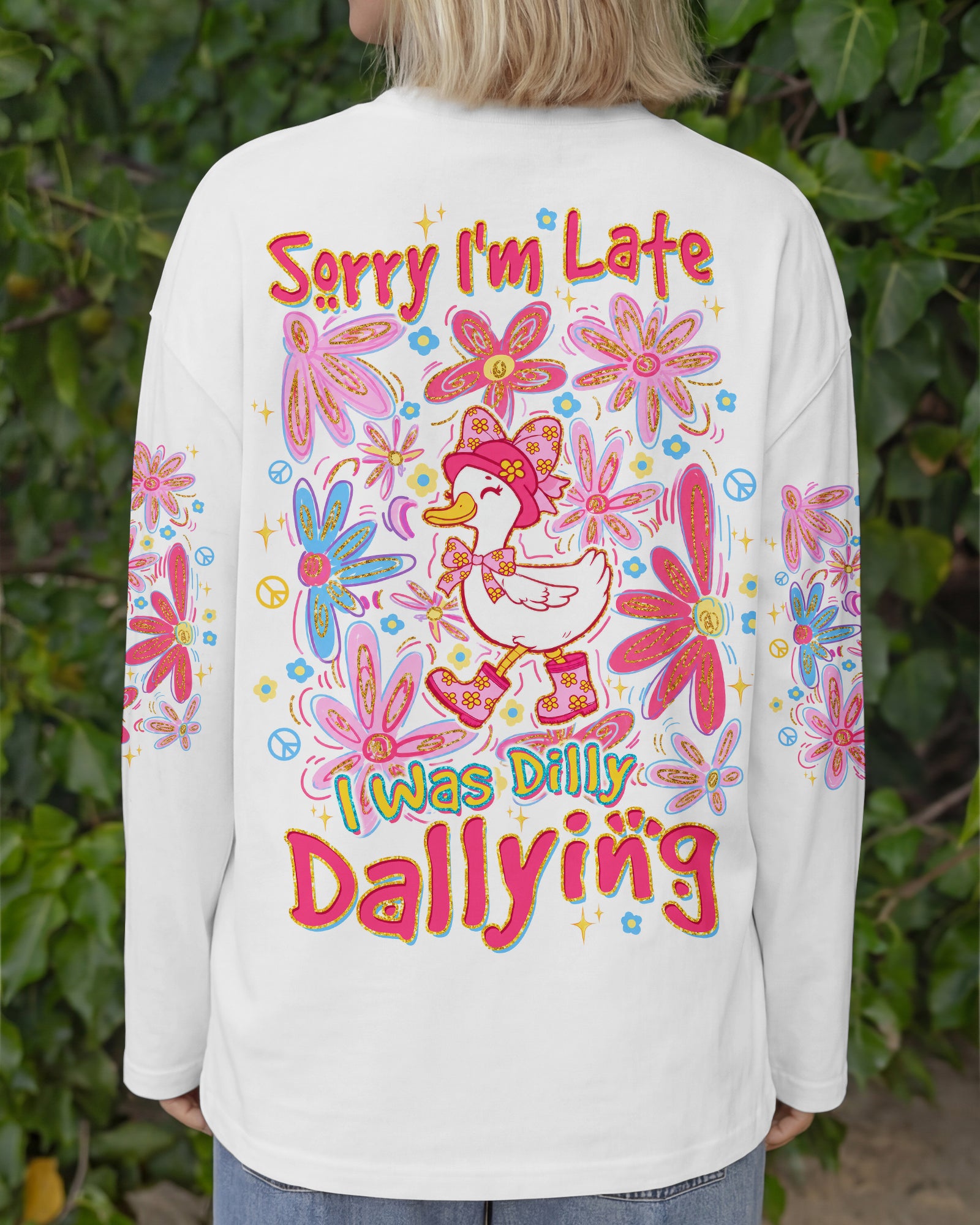 SORRY I'M LATE GOOSE ALL OVER PRINT - TLTW1407264