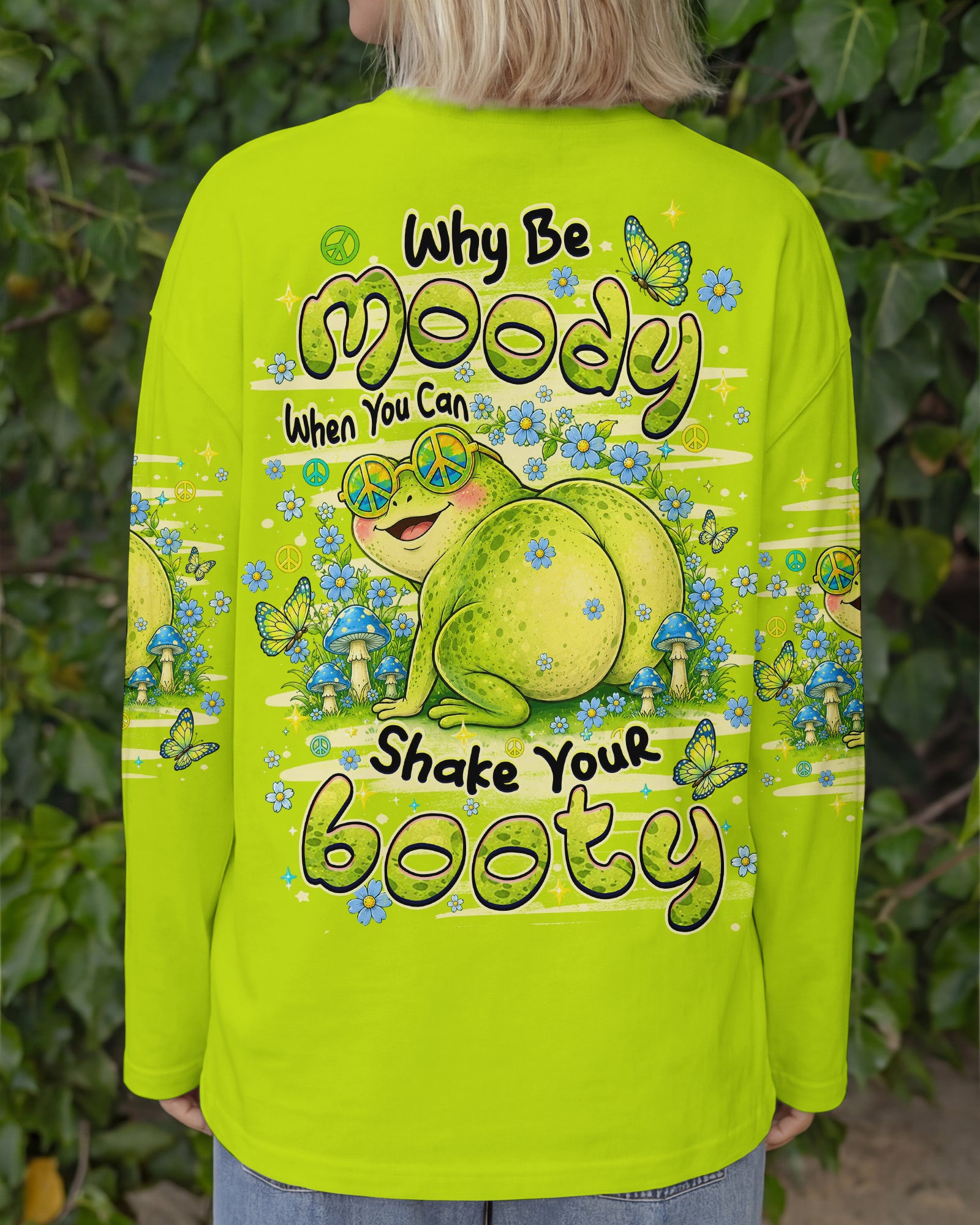 WHY BE MOODY FROG ALL OVER PRINT - TLHN0807262
