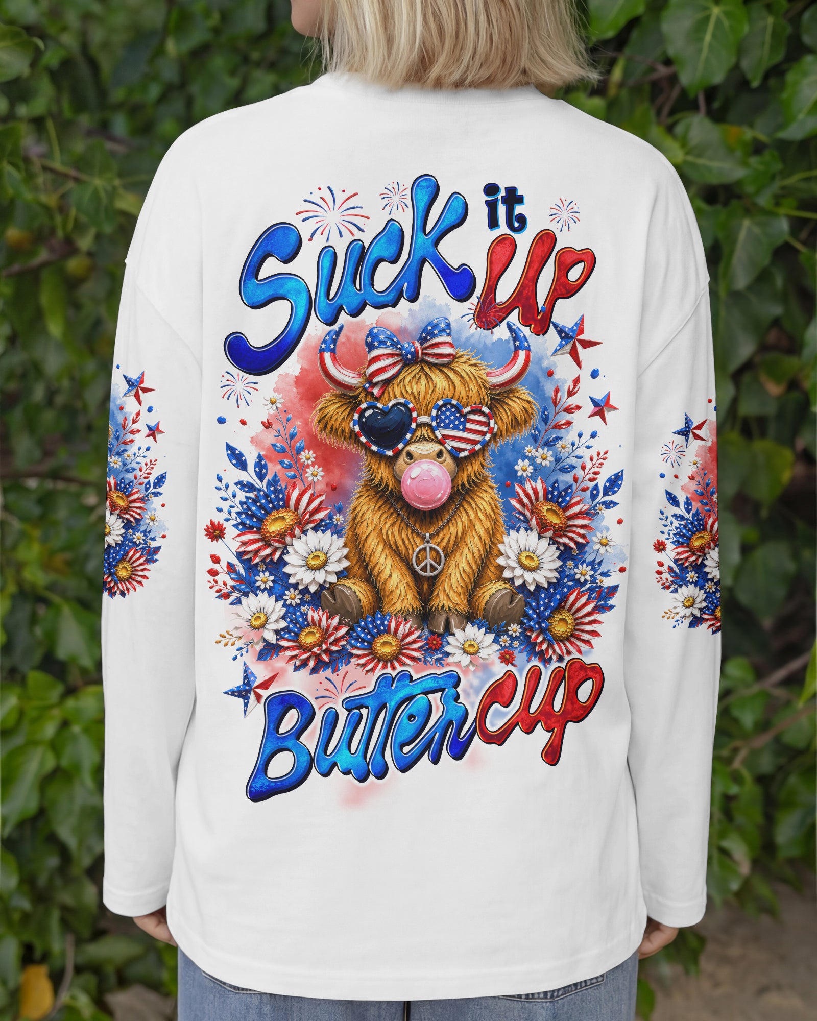 SUCK IT UP BUTTERCUP COW ALL OVER PRINT - TLTW2705262