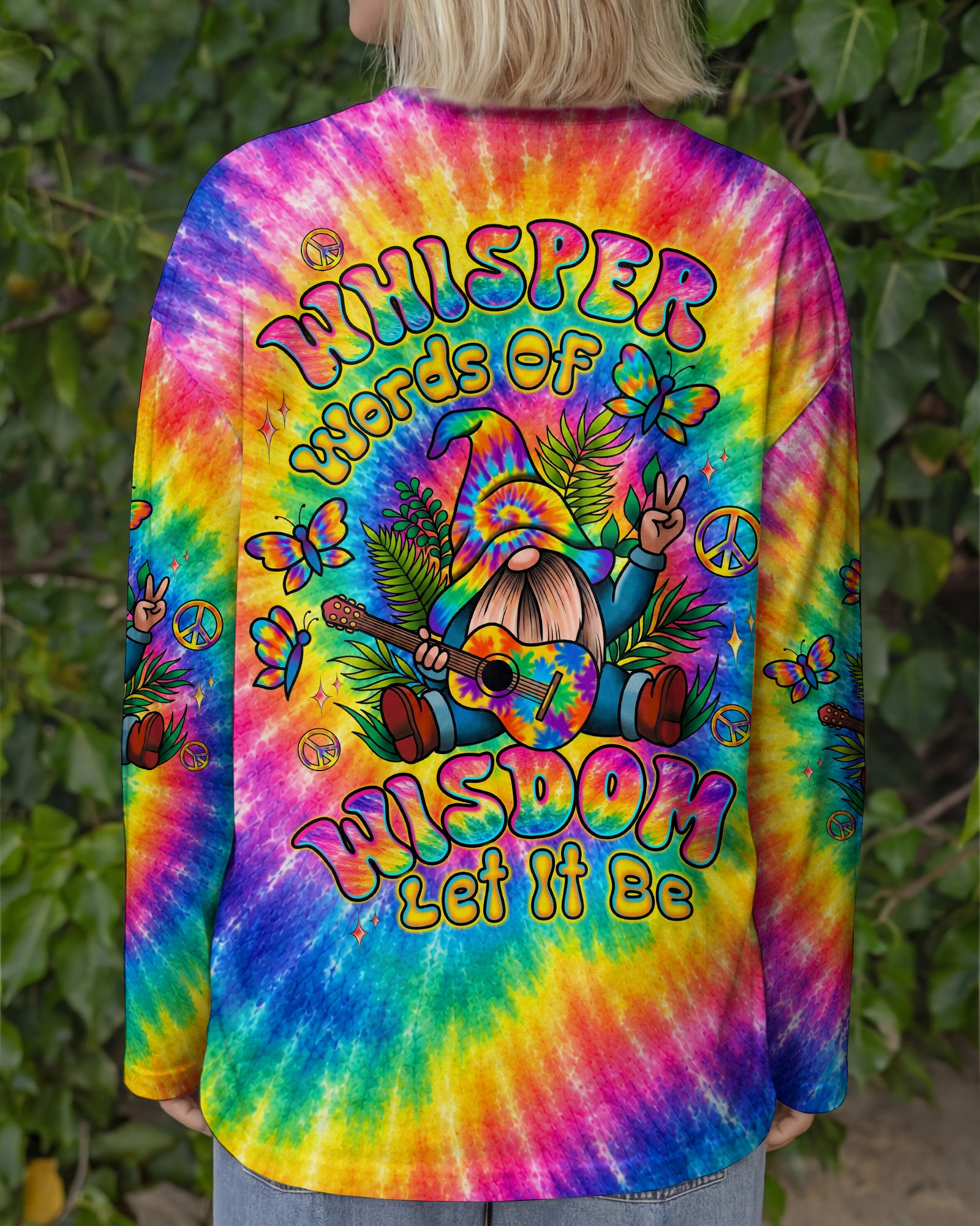 WHISPER WORDS OF WISDOM LET IT BE GNOME ALL OVER PRINT - TLTW0508261