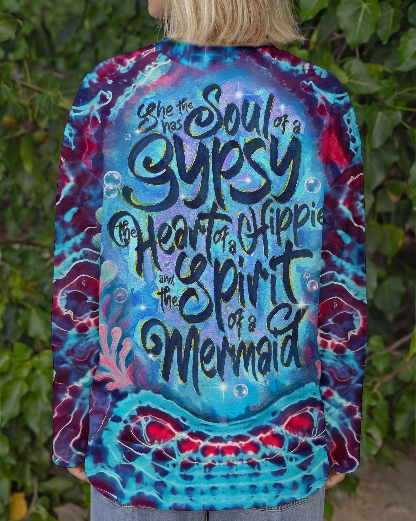 MERMAID SPIRIT FLOW ALL OVER PRINT - KM0604261