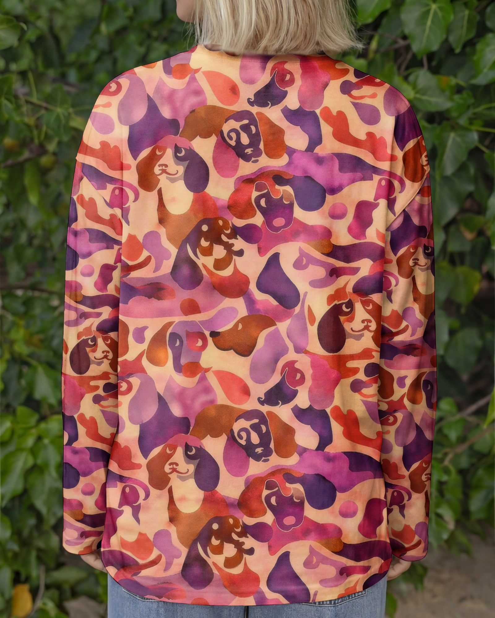 DACHSHUND DOG CAMOUFLAGE ALL OVER PRINT - TLTW1003262