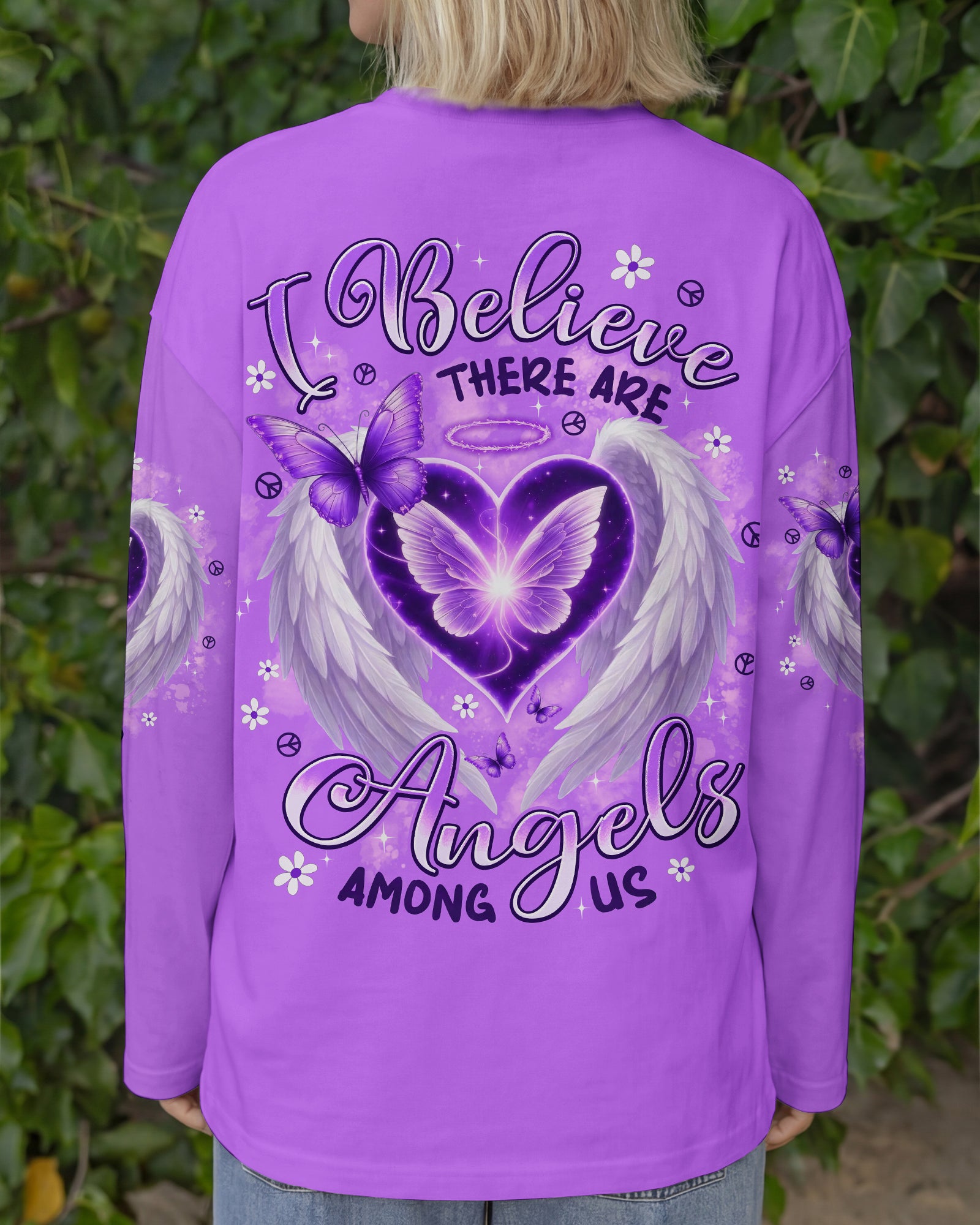 I BELIEVE THERE ARE ANGELS AMONG US ALL OVER PRINT - TYPQ0203262