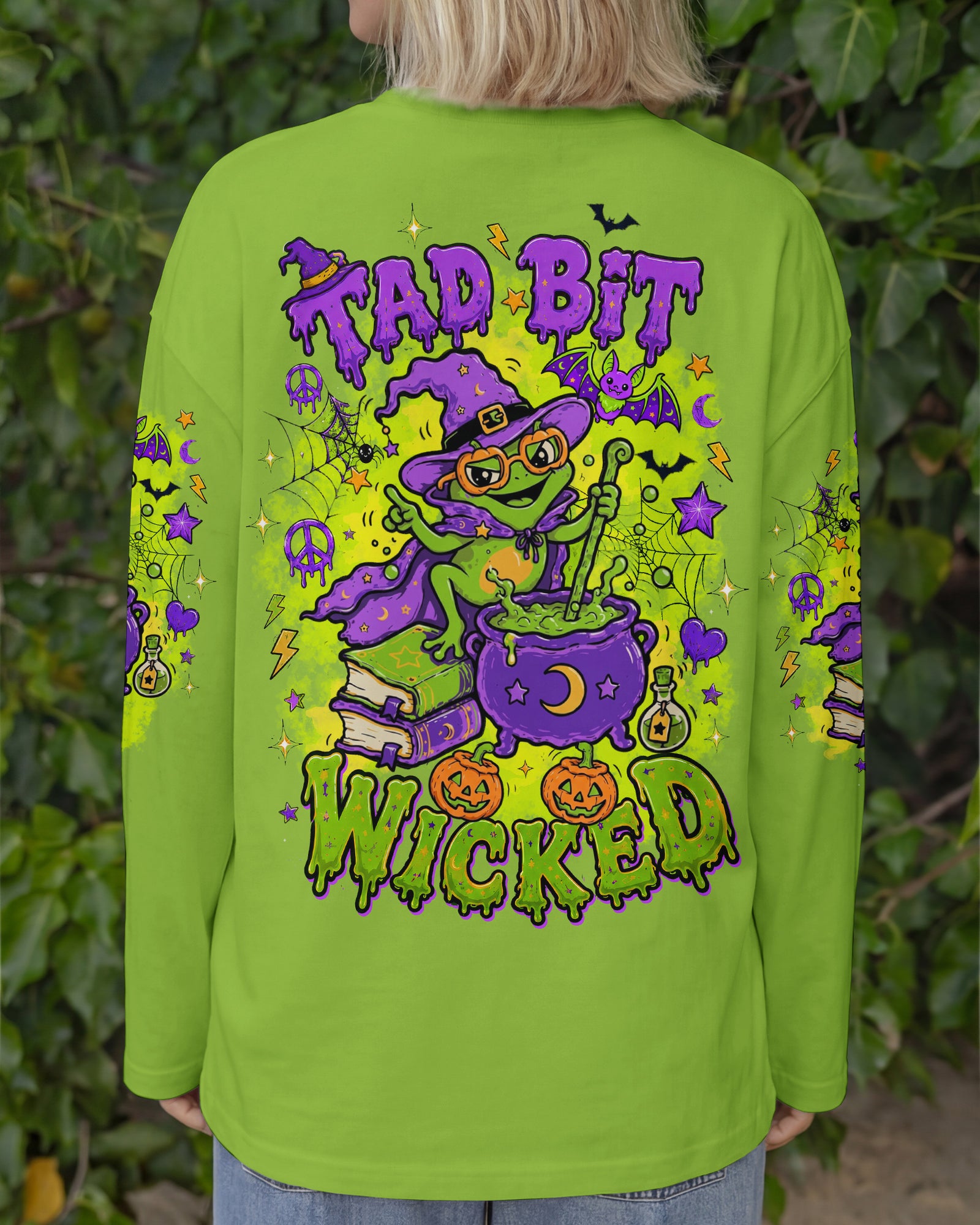 TAD BIT WICKED FROG HALLOWEEN ALL OVER PRINT - TLTW2107261