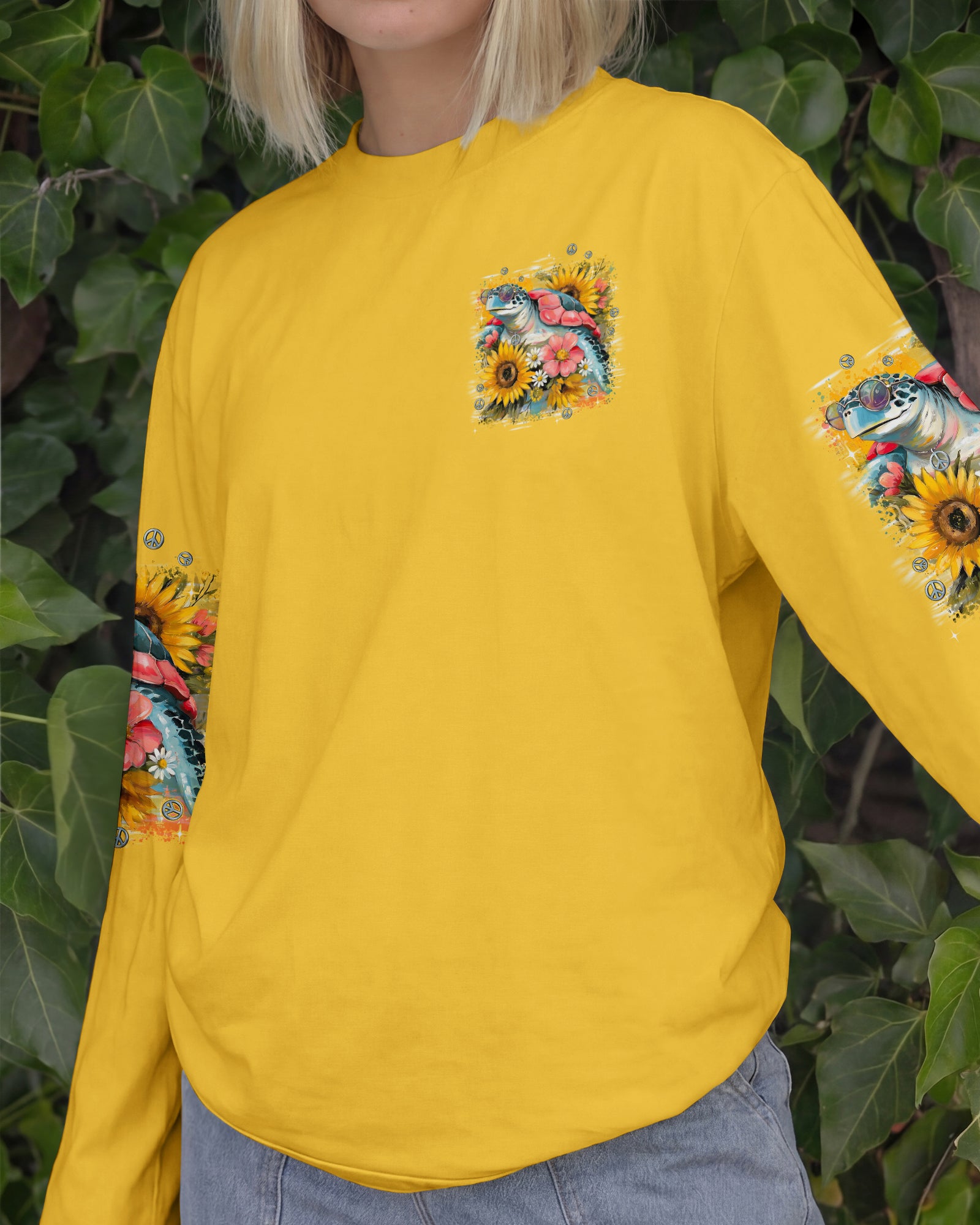 WHISPER WORDS OF WISDOM LET IT BE TURTLE ALL OVER PRINT - TYPQ1706242