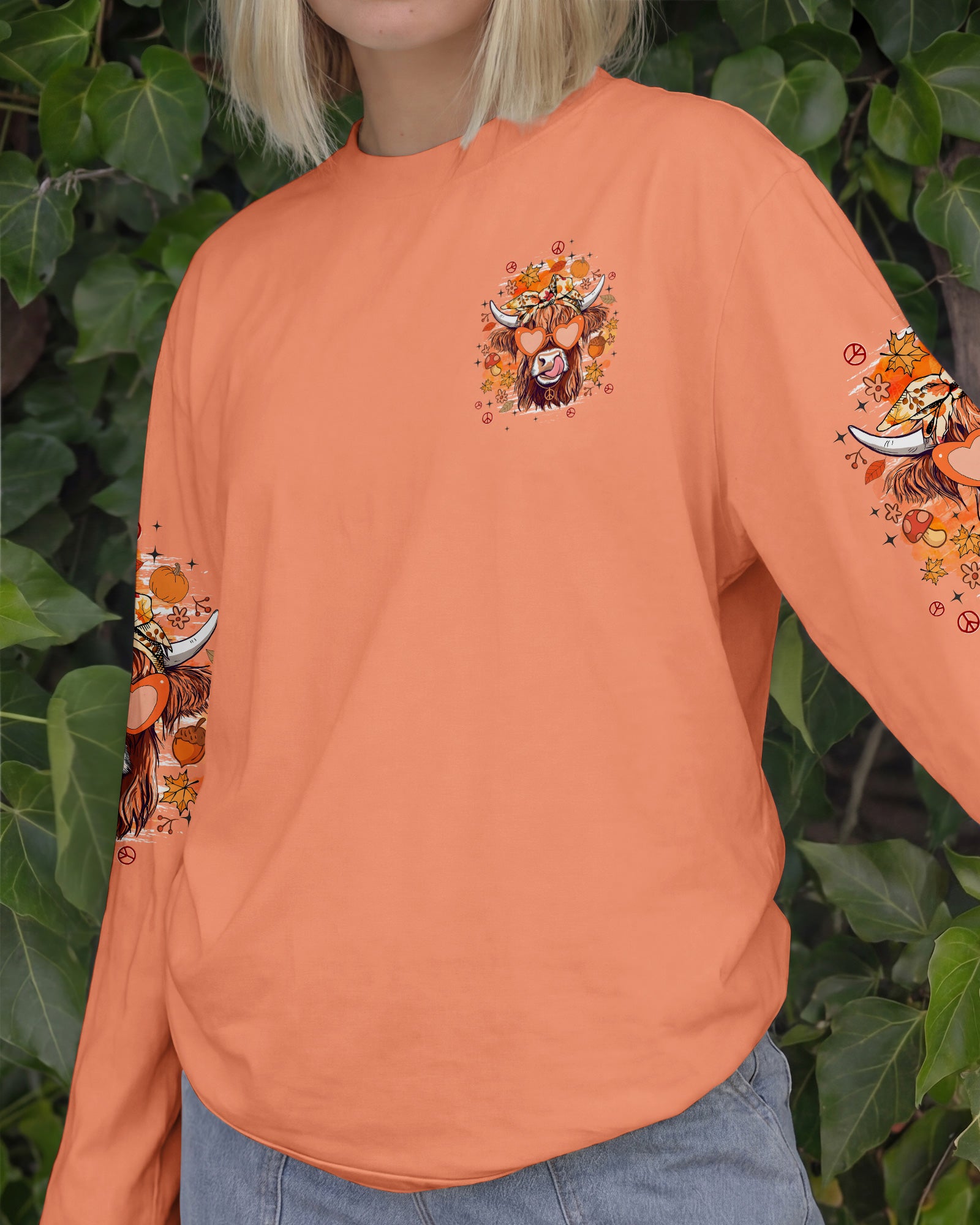 ALL THE GOOD ONES ARE A LITTLE CRAZY HIGHLAND COW ALL OVER PRINT - TYPQ0608261
