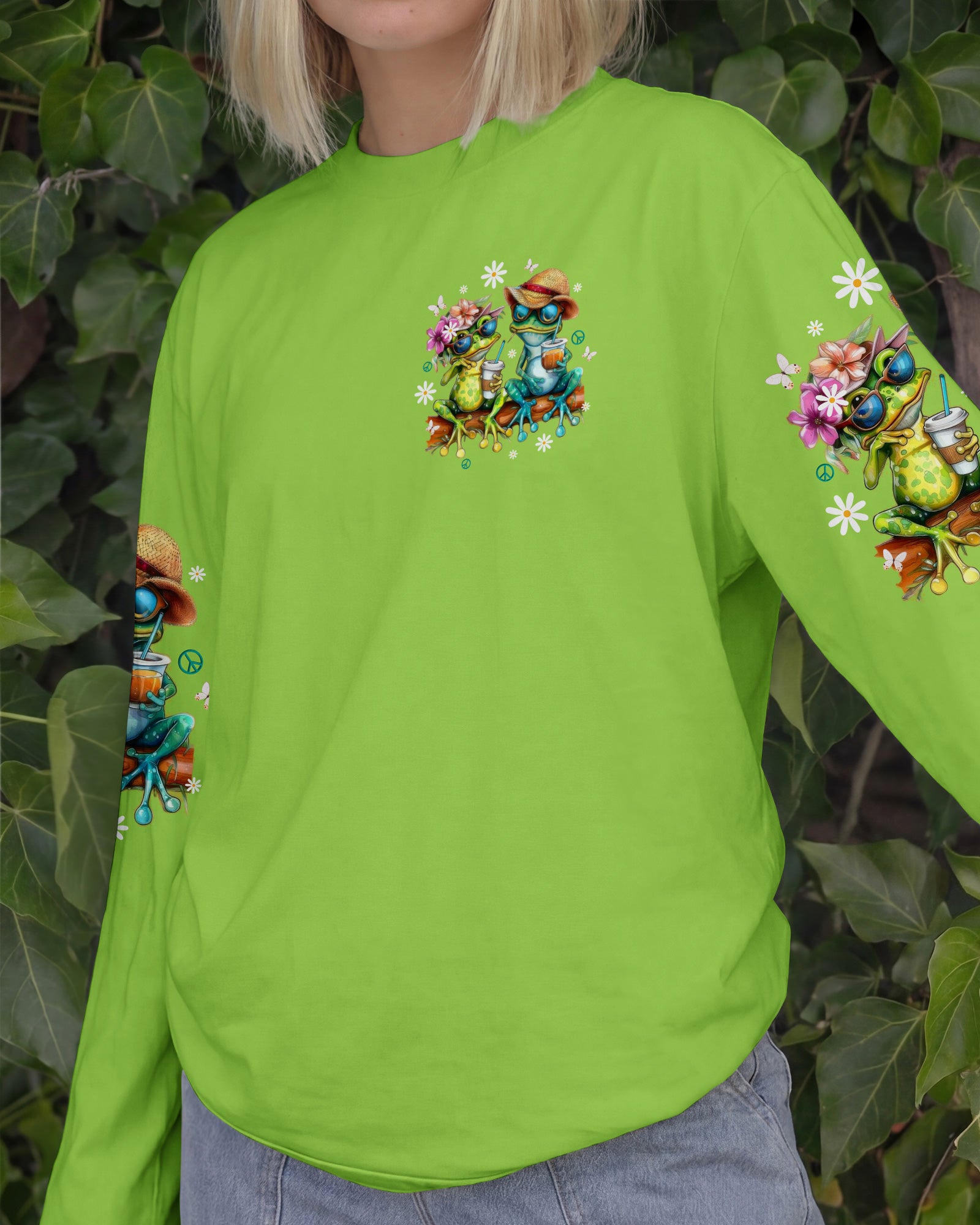LIFE HAPPENS COFFEE HELPS FROG ALL OVER PRINT - TLTW2603263