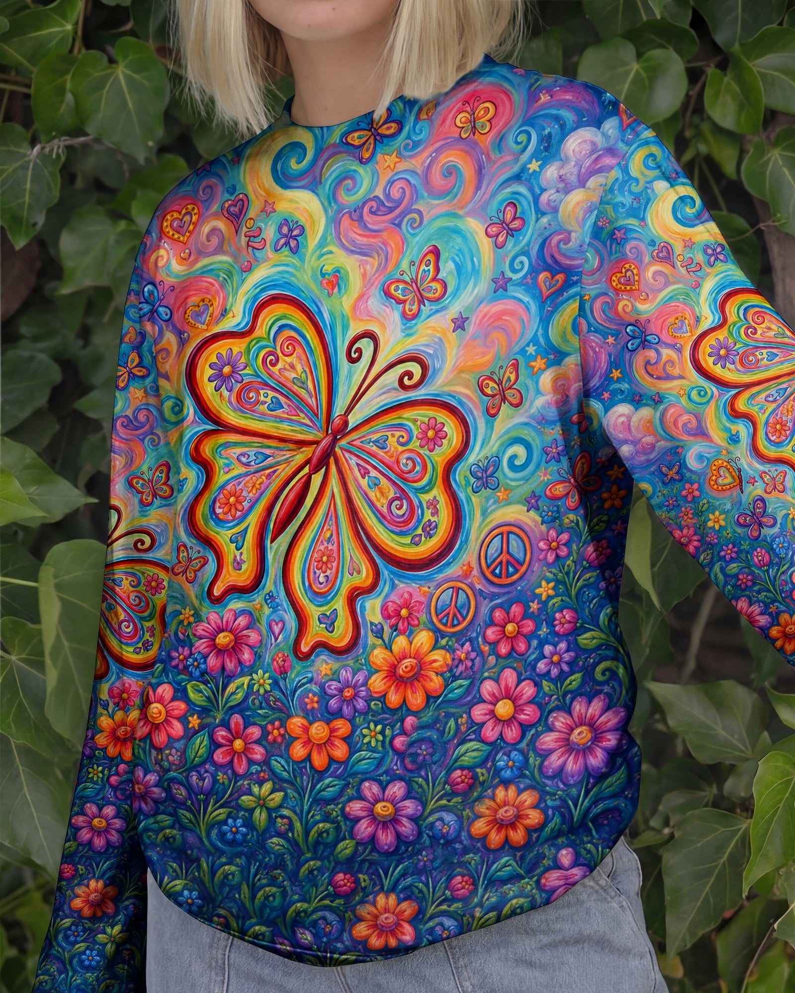 JUST BREATHE BUTTERFLY ALL OVER PRINT - TLTW1205262