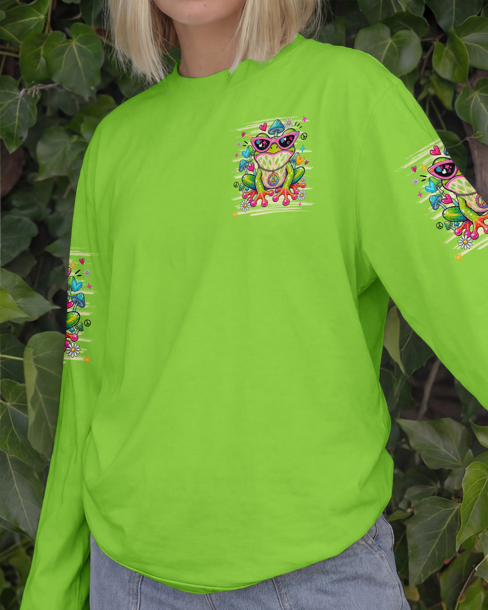 JESUS THINKS I'M A DELIGHT FROG ALL OVER PRINT - TYLN1407261