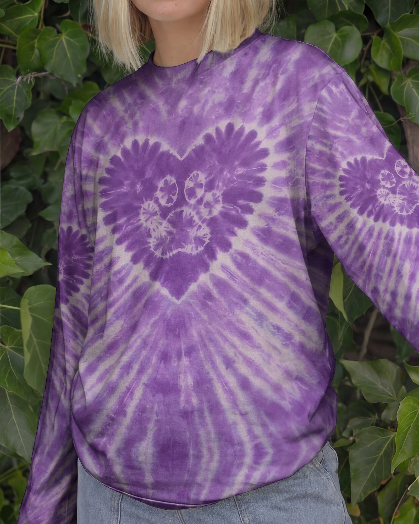PURPLE PAW HEART ALL OVER PRINT - TYQY1003261
