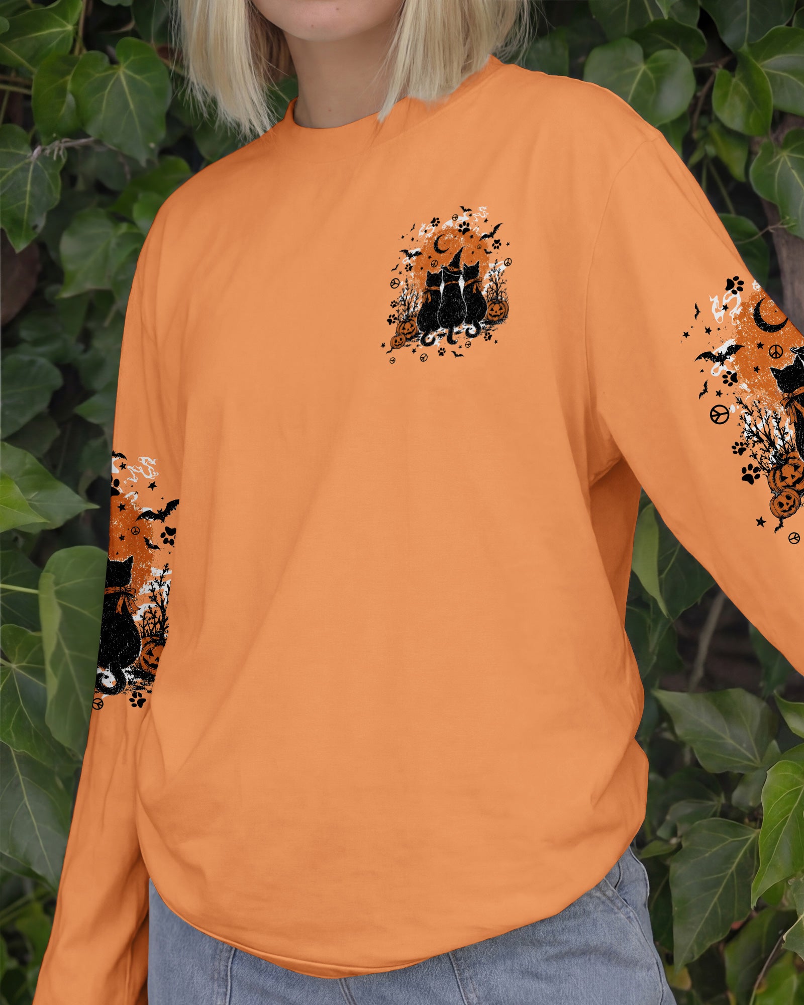 A WEE BIT WICKED CATS HALLOWEEN ALL OVER PRINT - TYPQ2807263