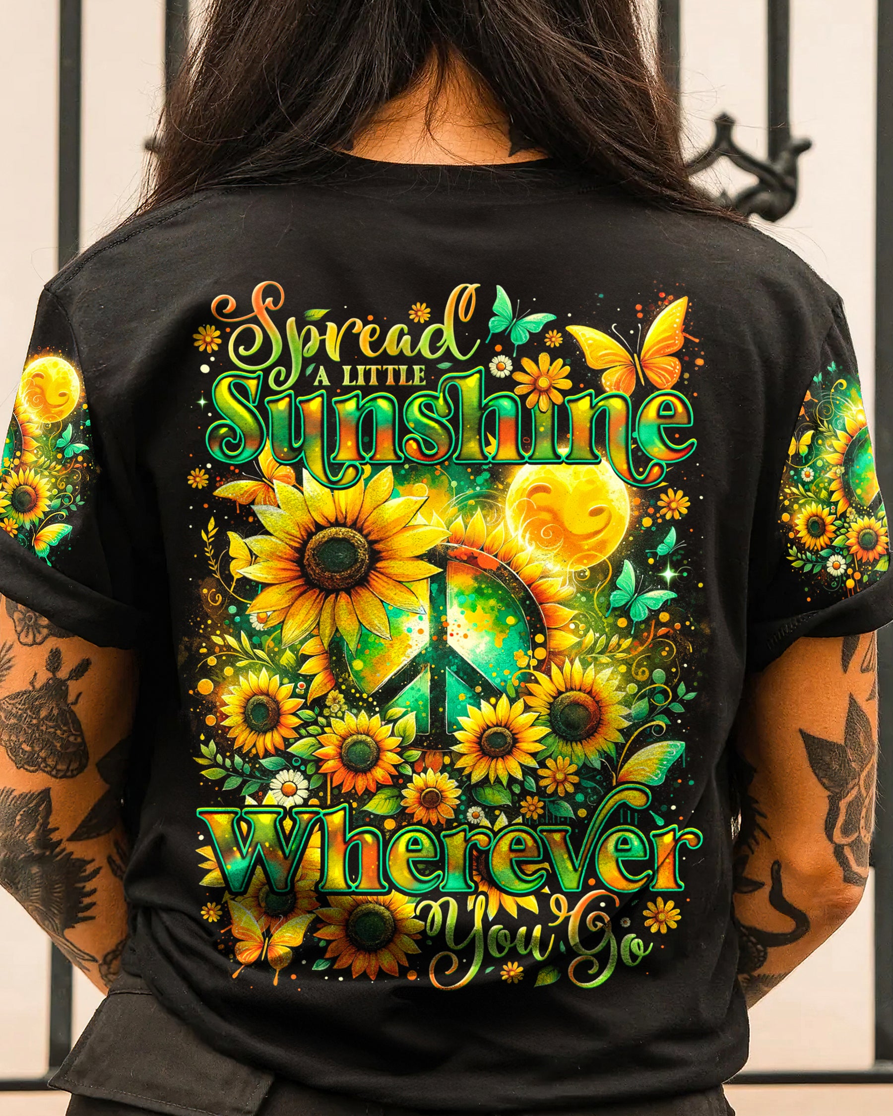 SPREAD A LITTLE SUNSHINE WHEREVER YOU GO ALL OVER PRINT - TY1005242