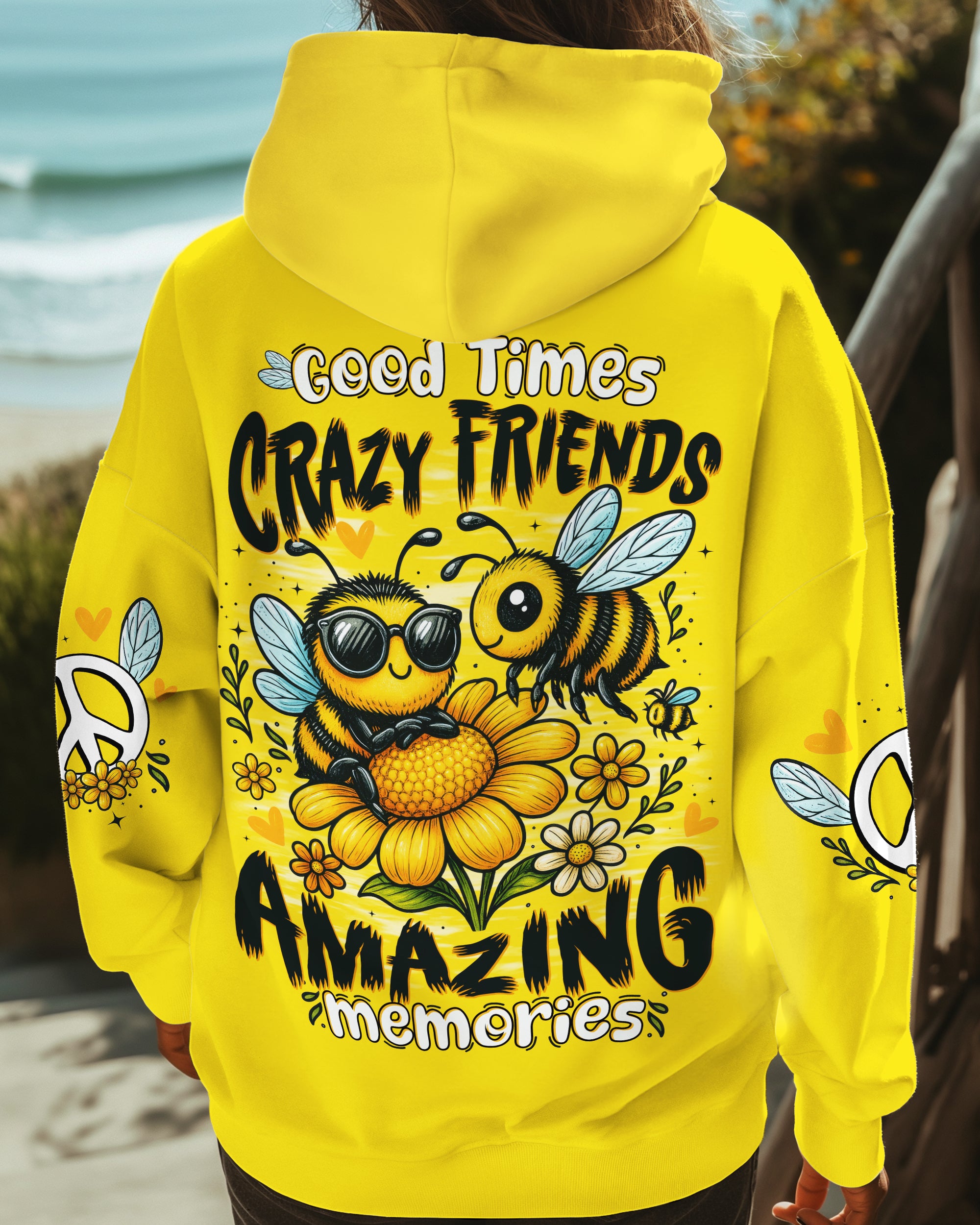 GOOD TIMES CRAZY FRIEND BEE ALL OVER PRINT - TYTD0406252