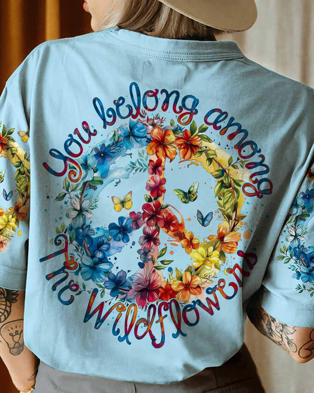YOU BELONG AMONG THE WILDFLOWERS ALL OVER PRINT - TY0204244