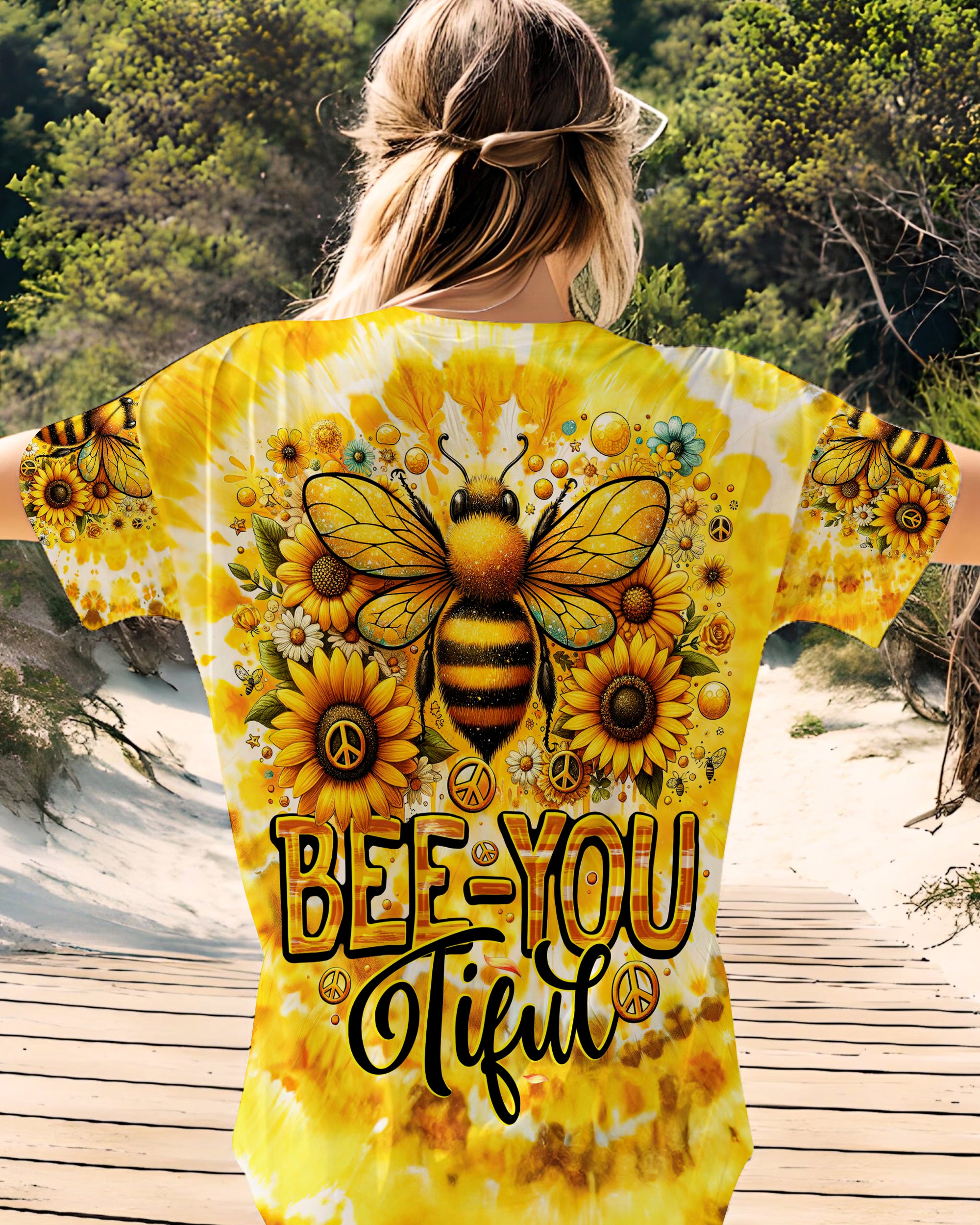 BEEYOUTIFUL TIE DYE ALL OVER PRINT - TY0502241
