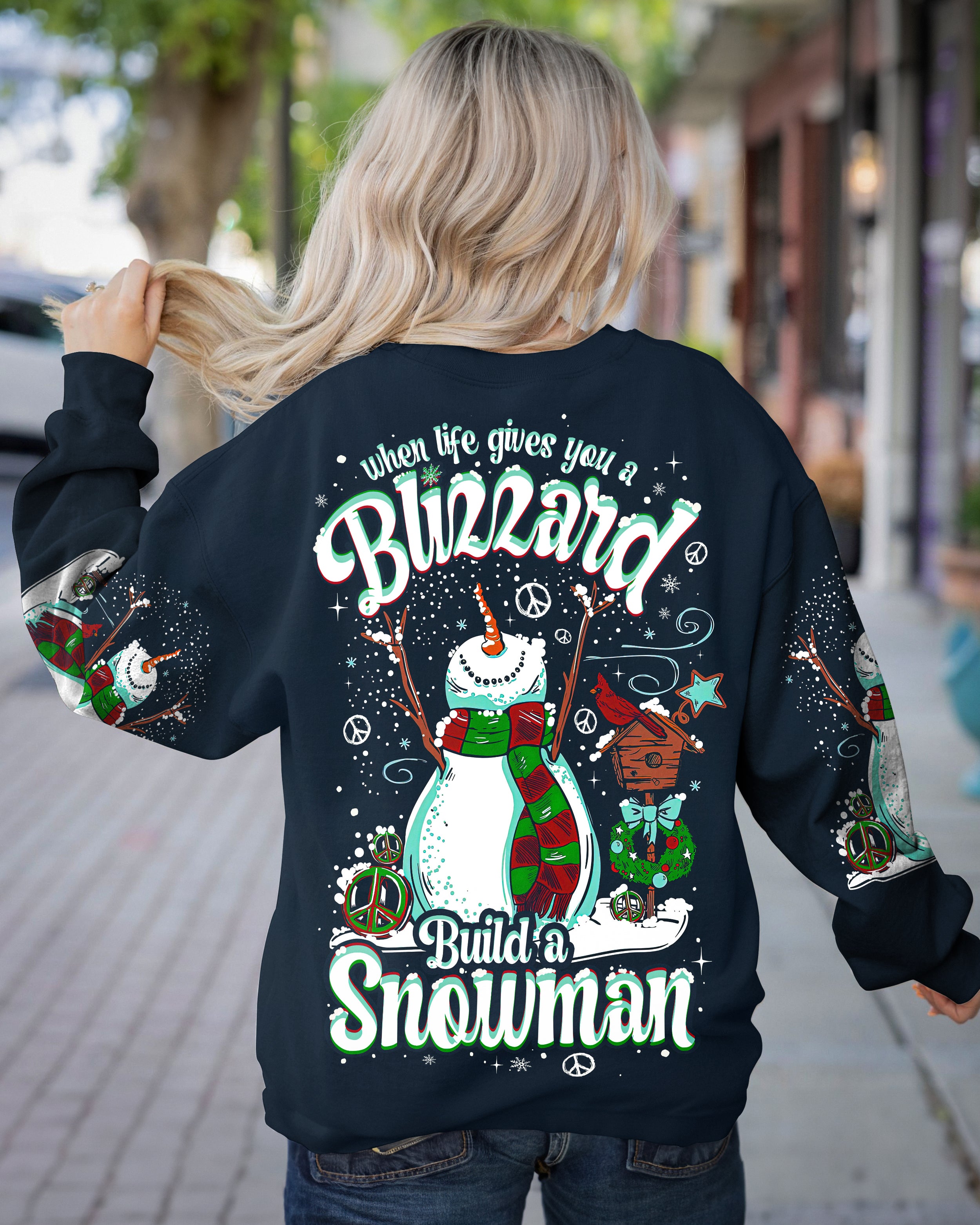 GIVES YOU A BLIZZARD CHRISTMAS HOLIDAY ALL OVER PRINT - TY07092313