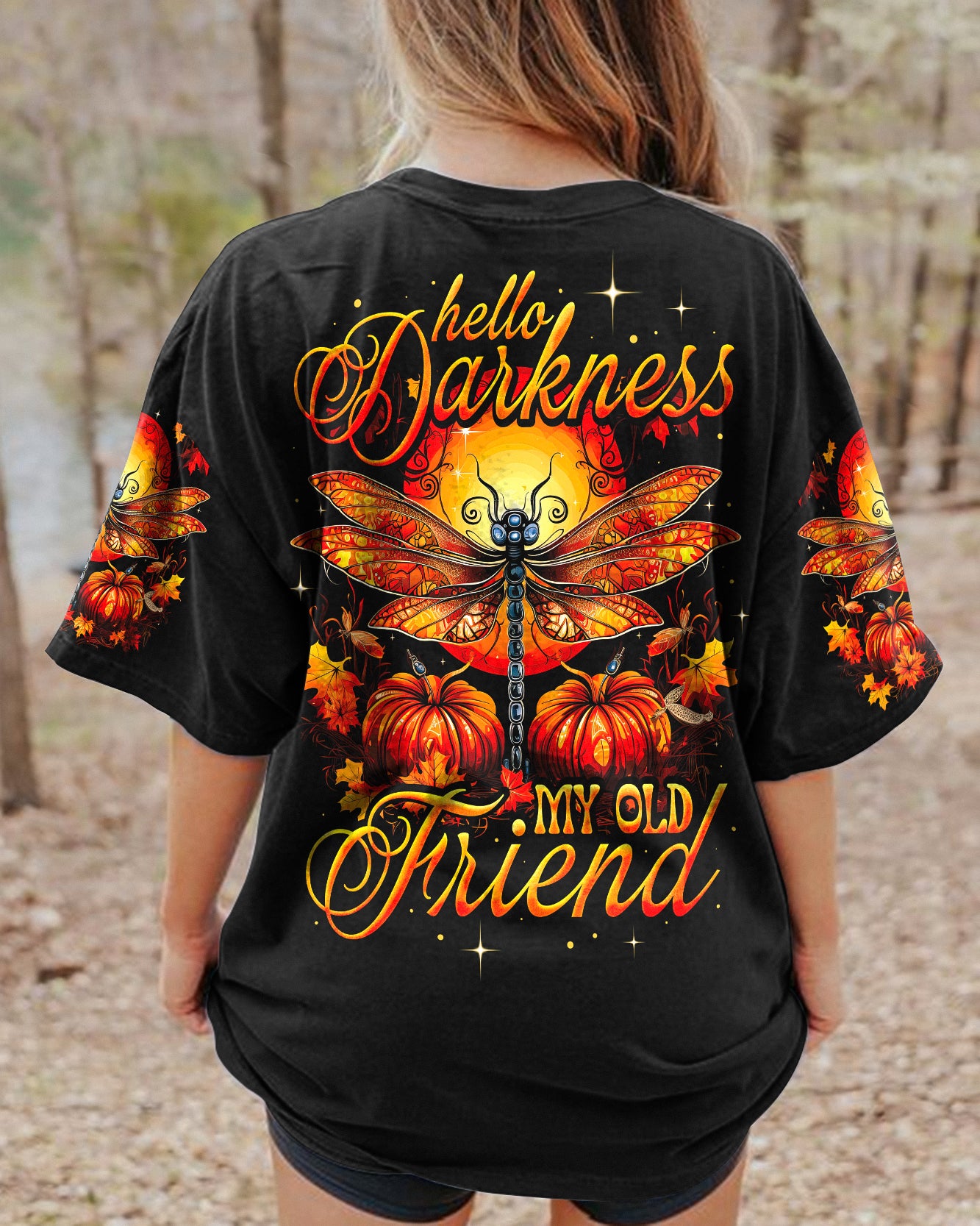 HELLO DARKNESS MY OLD FRIEND DRAGONFLY ALL OVER PRINT - TY2407231