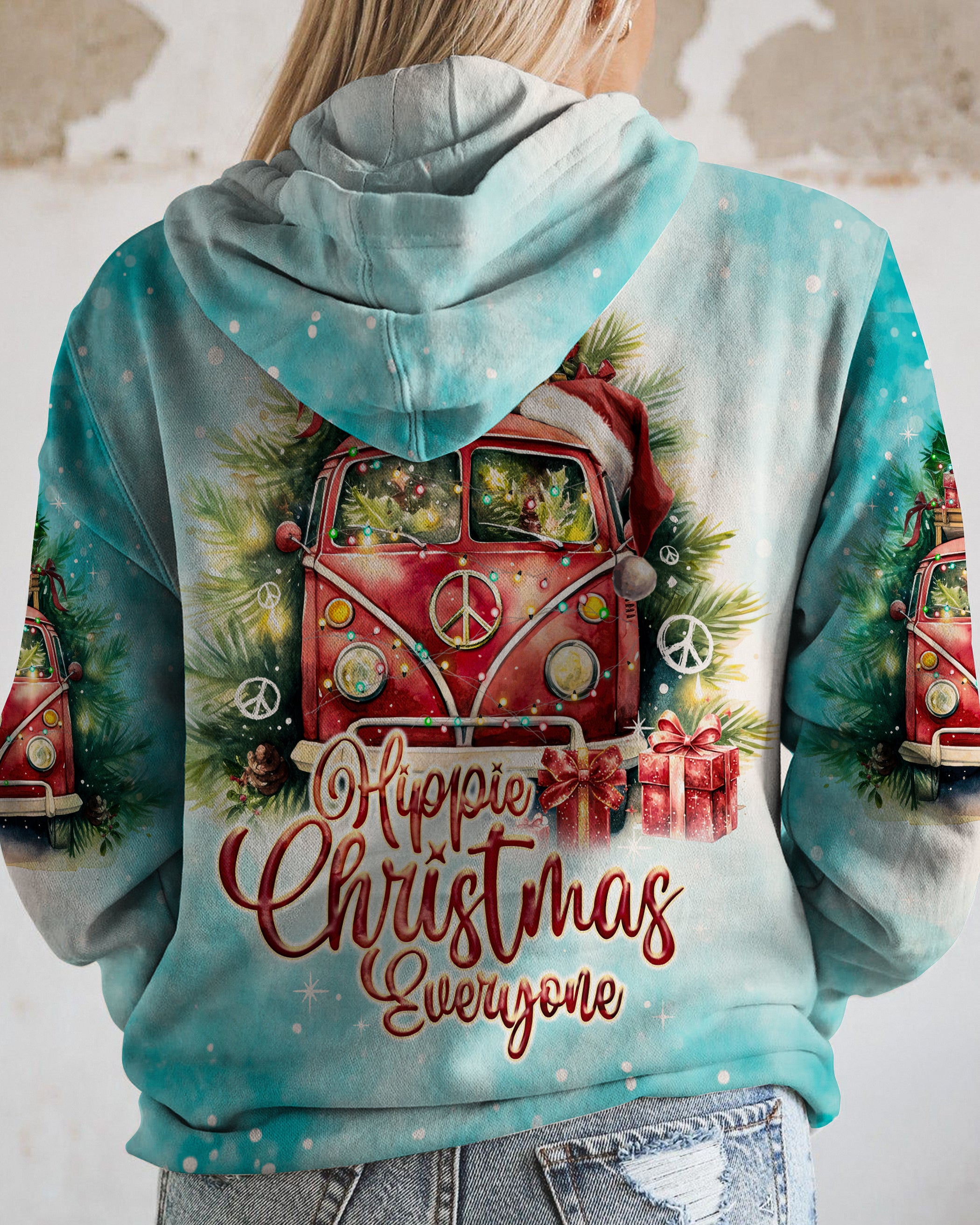 HIPPIE CHRISTMAS ALL OVER PRINT - TY0909231