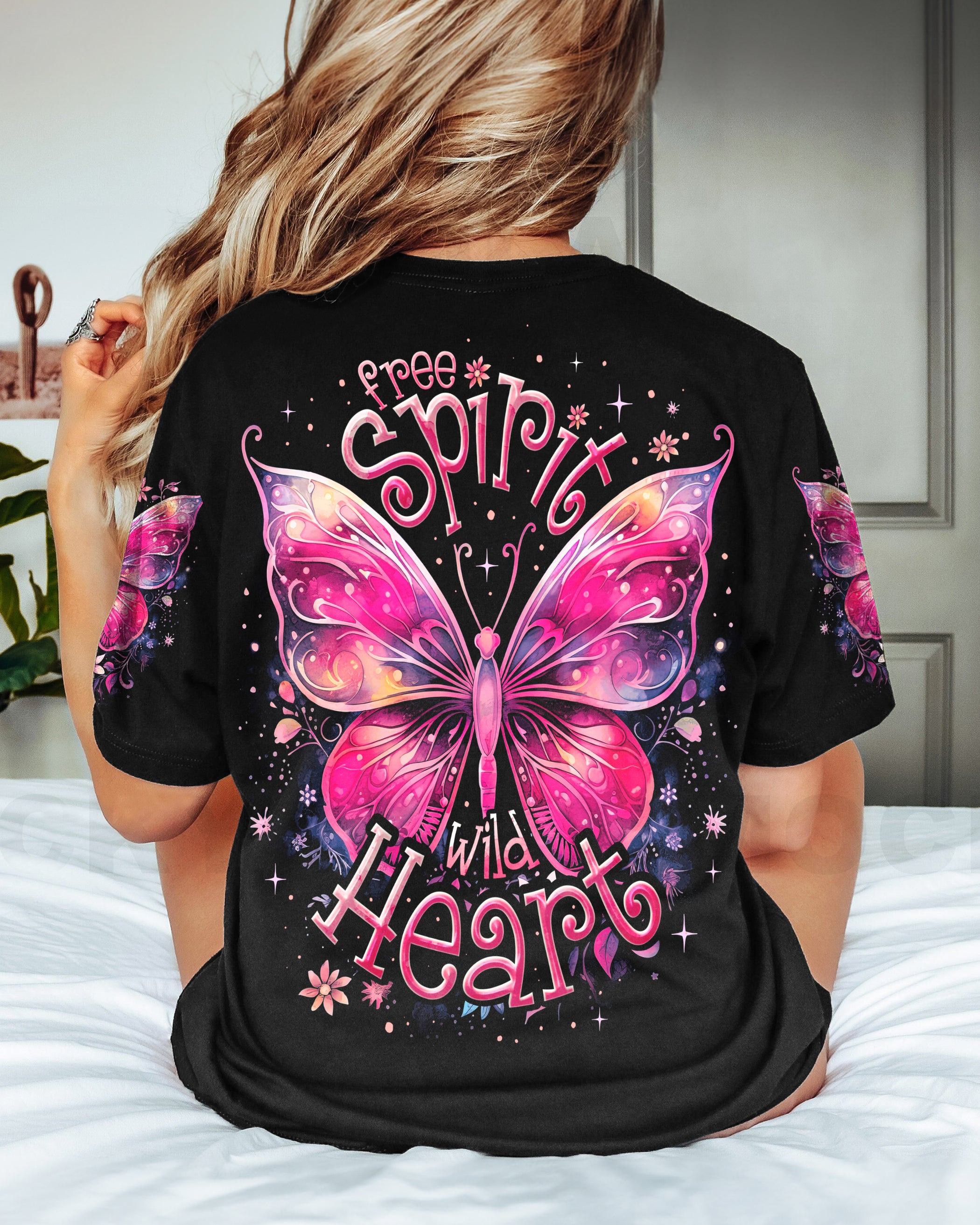 FREE SPIRIT BUTTERFLY ALL OVER PRINT - TY1408231