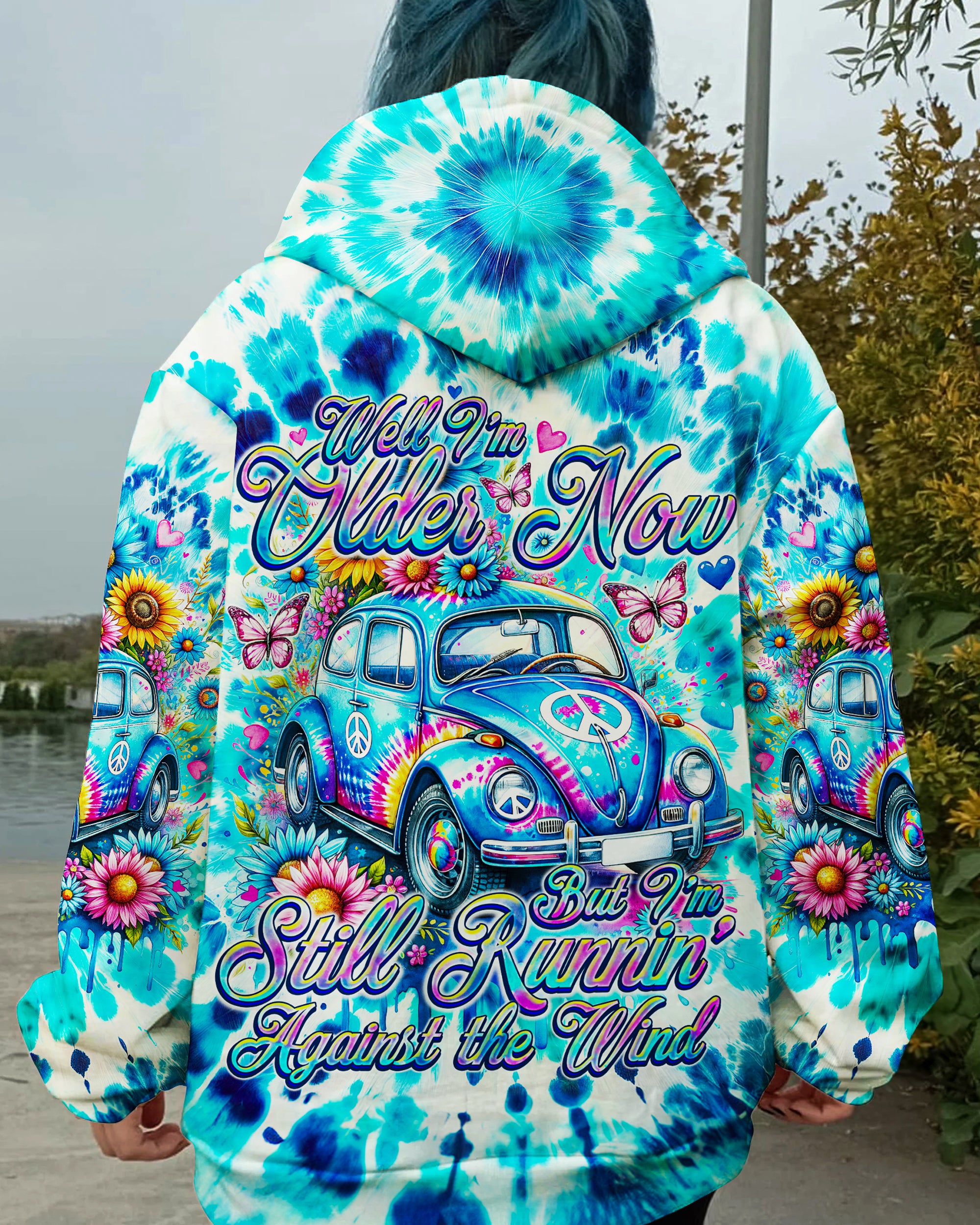 RUNNING AGAINST THE WIND TIE DYE ALL OVER PRINT - TY1901241