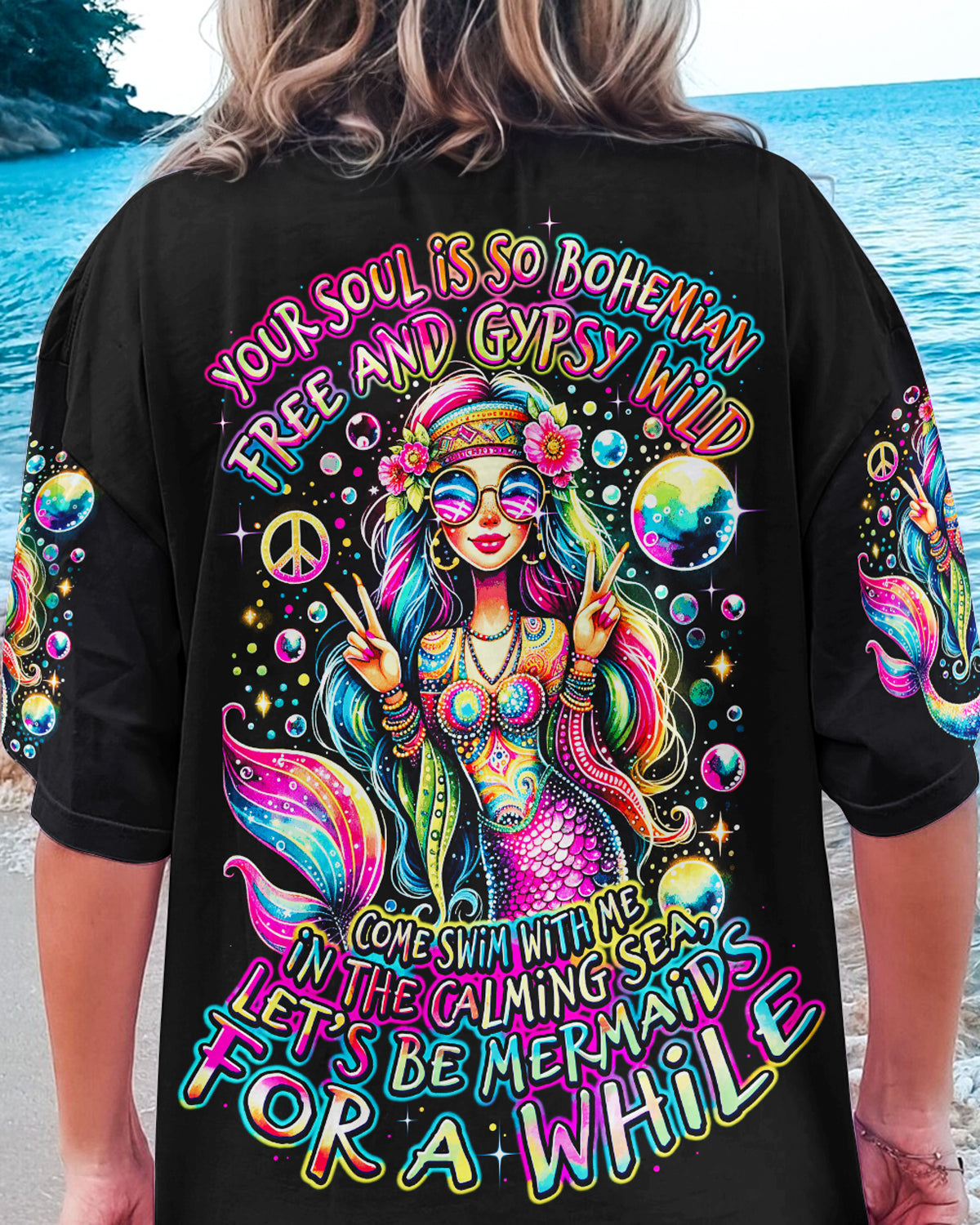 YOUR SOUL IS SO BOHEMIAN MERMAID ALL OVER PRINT - TY1612231