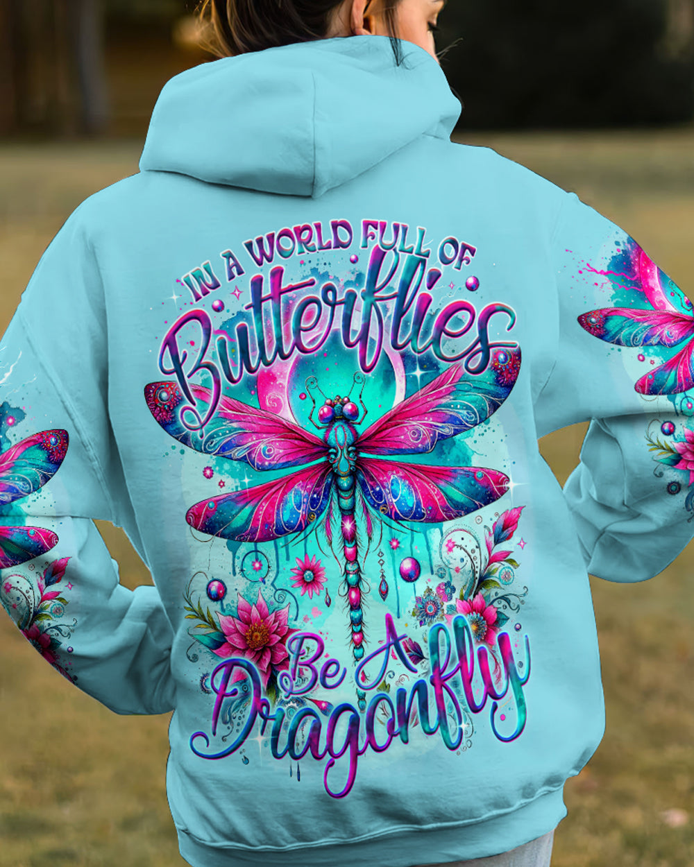 BE A DRAGONFLY ALL OVER PRINT - TY0912233