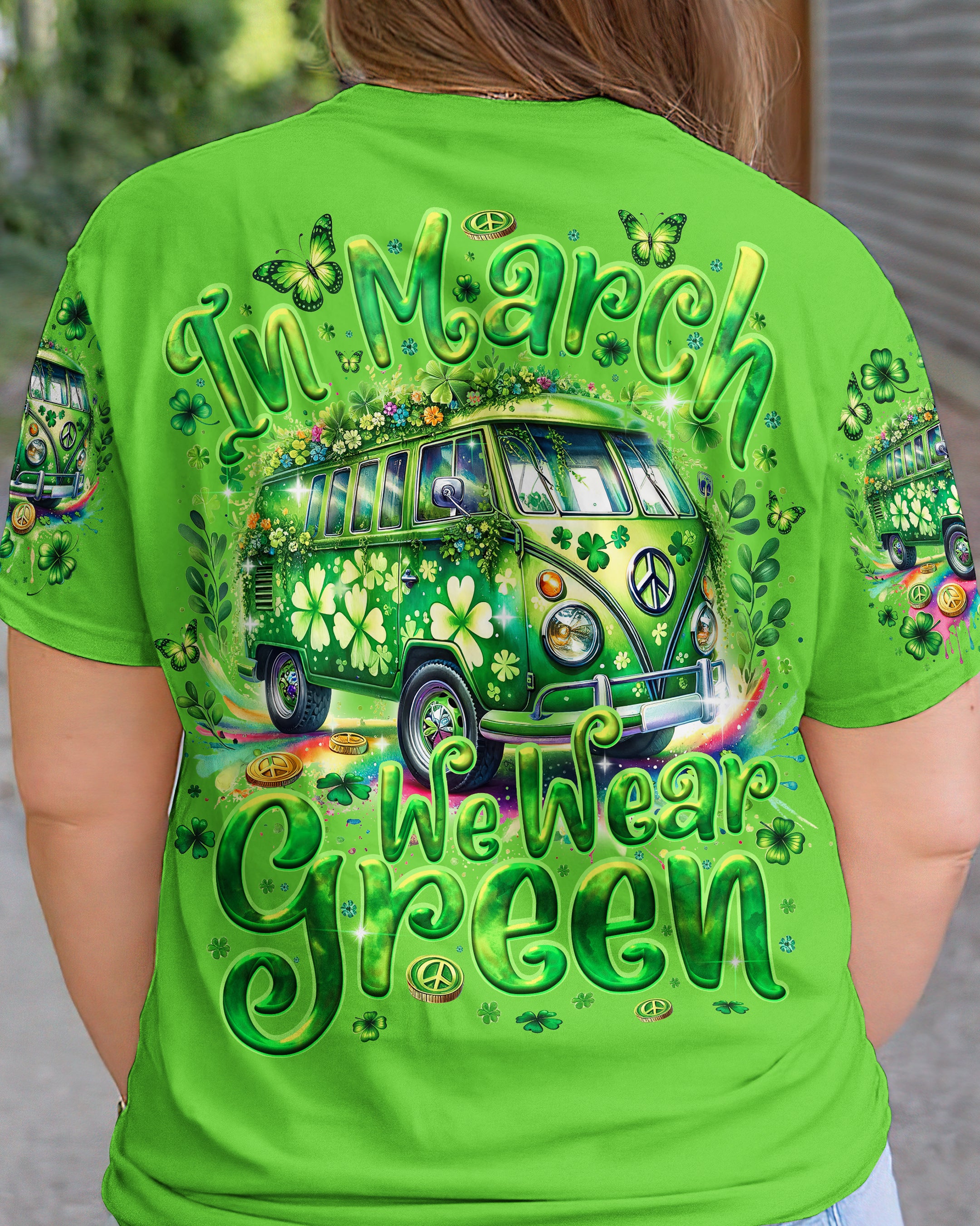 IN MARCH WE WEAR GREEN PATRICK'S DAY ALL OVER PRINT - TY0401241