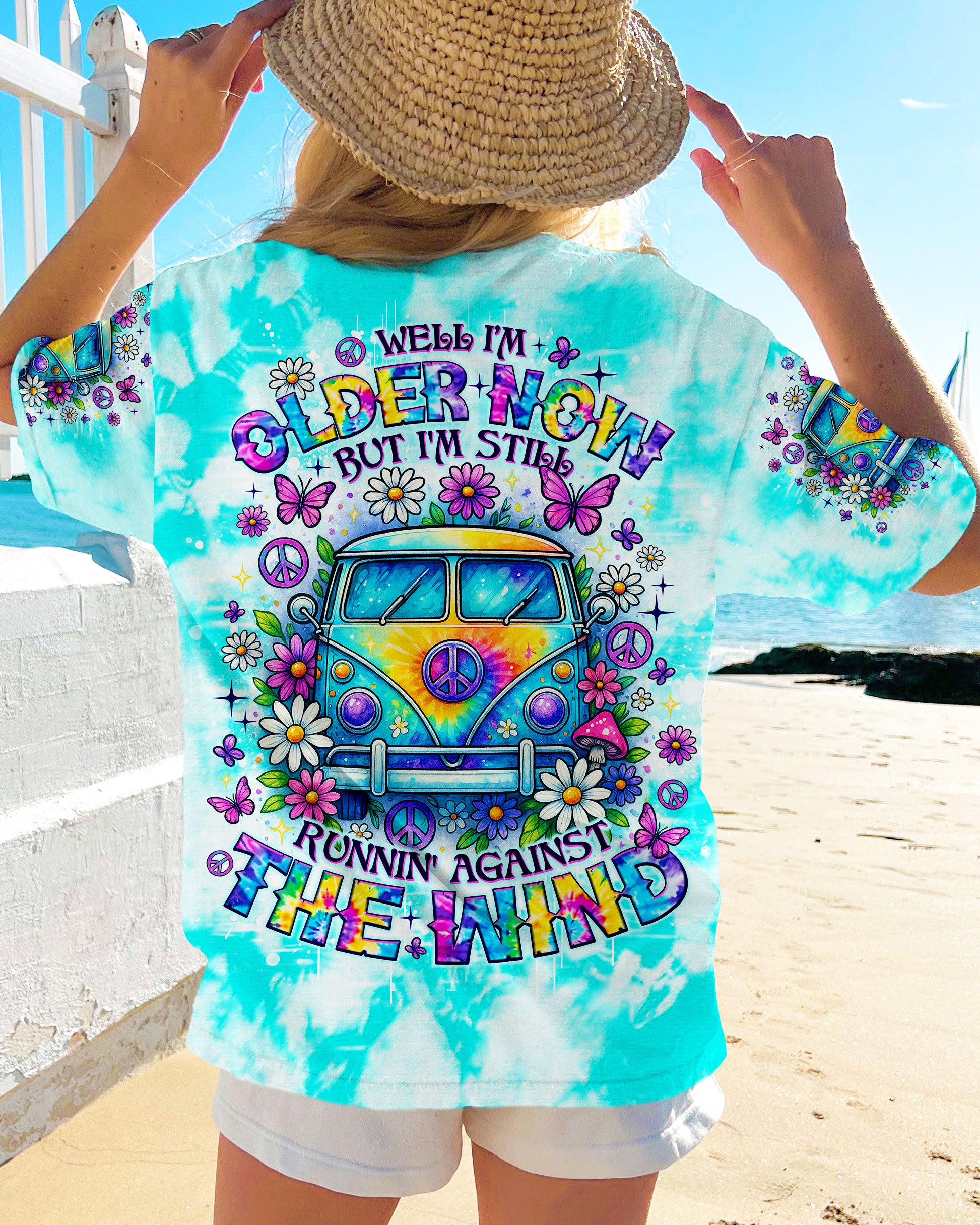 RUNNING AGAINST THE WIND BUS TIE DYE ALL OVER PRINT - TLNO1904253
