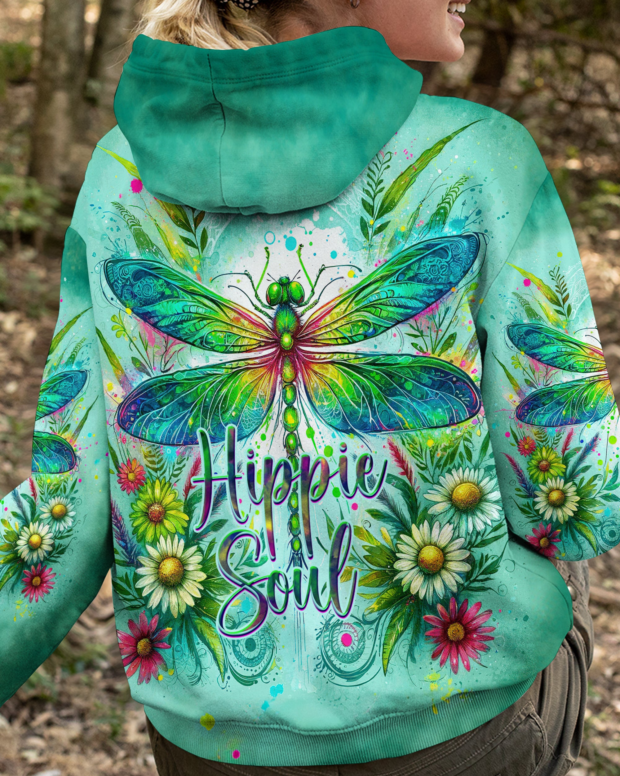HIPPIE SOUL DRAGONFLY ALL OVER PRINT - TY0212233