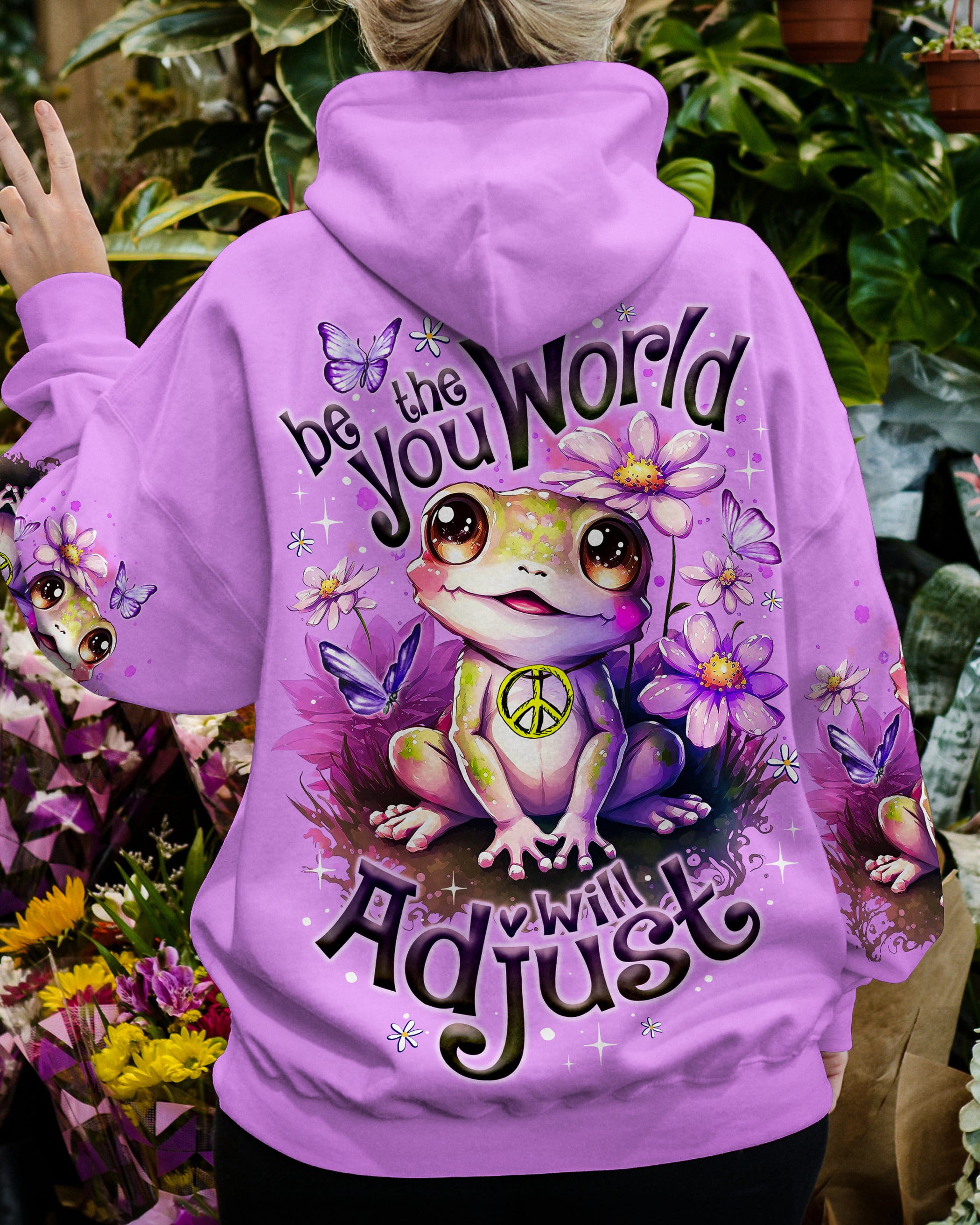 BE YOU THE WORLD WILL ADJUST ALL OVER PRINT - TY2808233