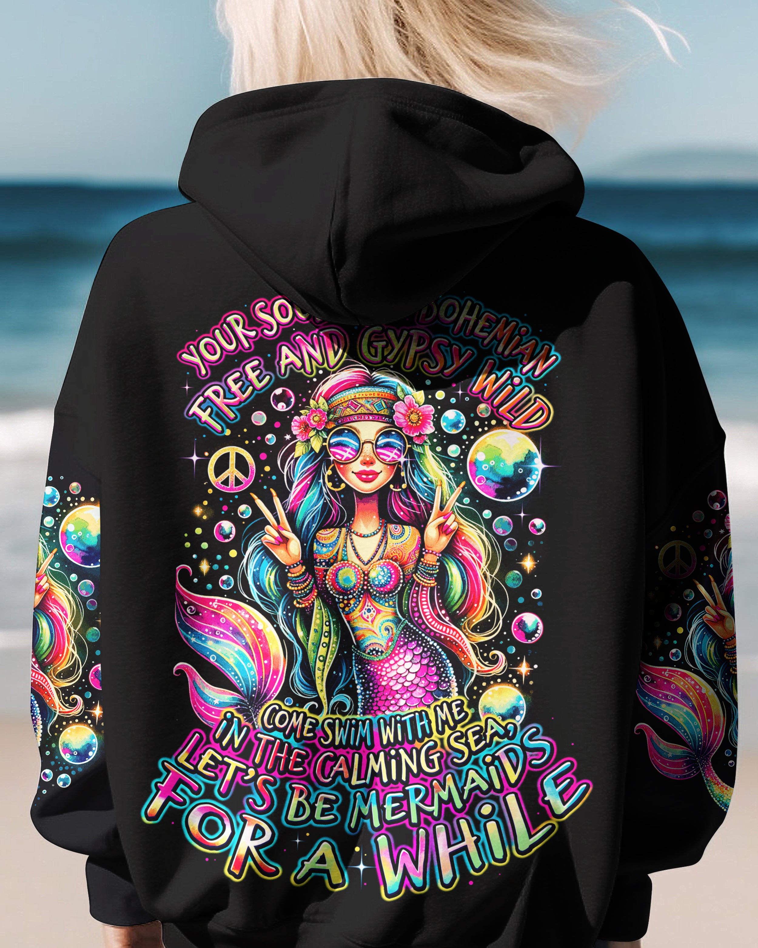 YOUR SOUL IS SO BOHEMIAN MERMAID ALL OVER PRINT - TY1612231