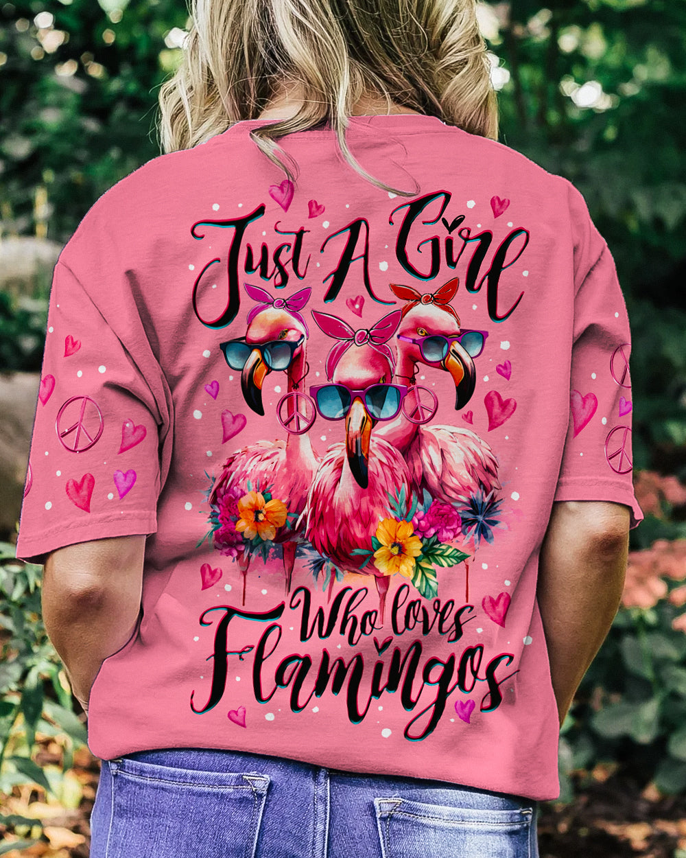 LOVES FLAMINGOS ALL OVER PRINT - TY0506231