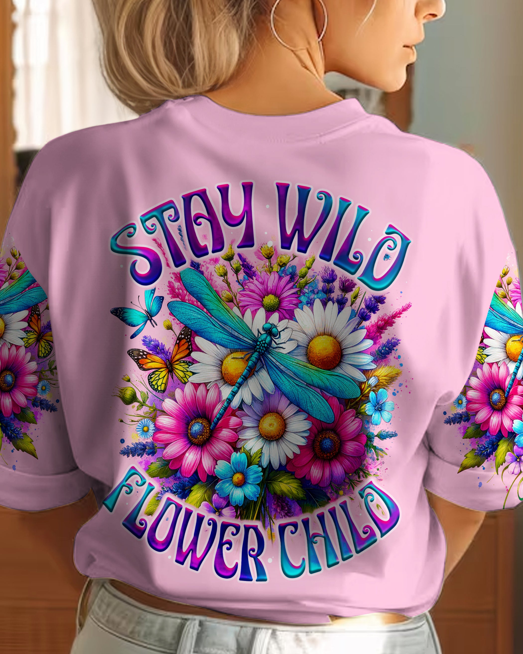 STAY WILD FLOWER CHILD ALL OVER PRINT - TY1912233