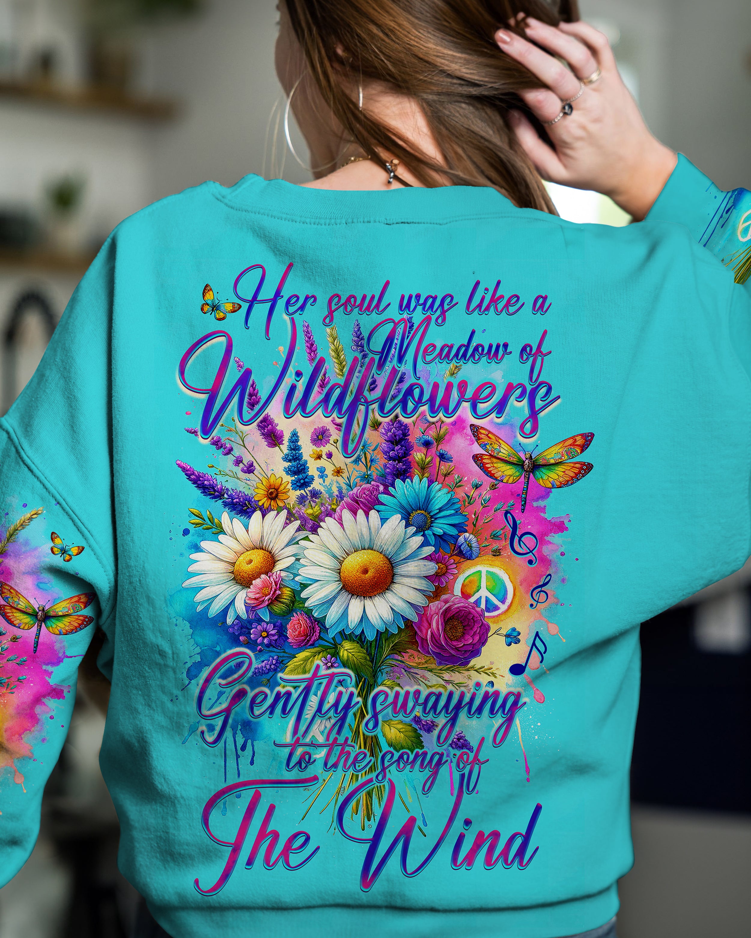 HER SOUL WAS LIKE A MEADOW OF WILDFLOWERS ALL OVER PRINT - TY1812231