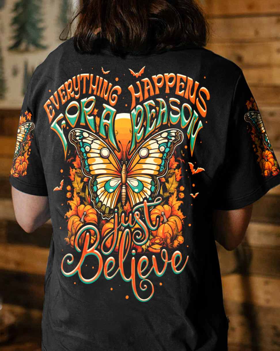 JUST BELIEVE BUTTERFLY AUTUMN ALL OVER PRINT - TY2007232