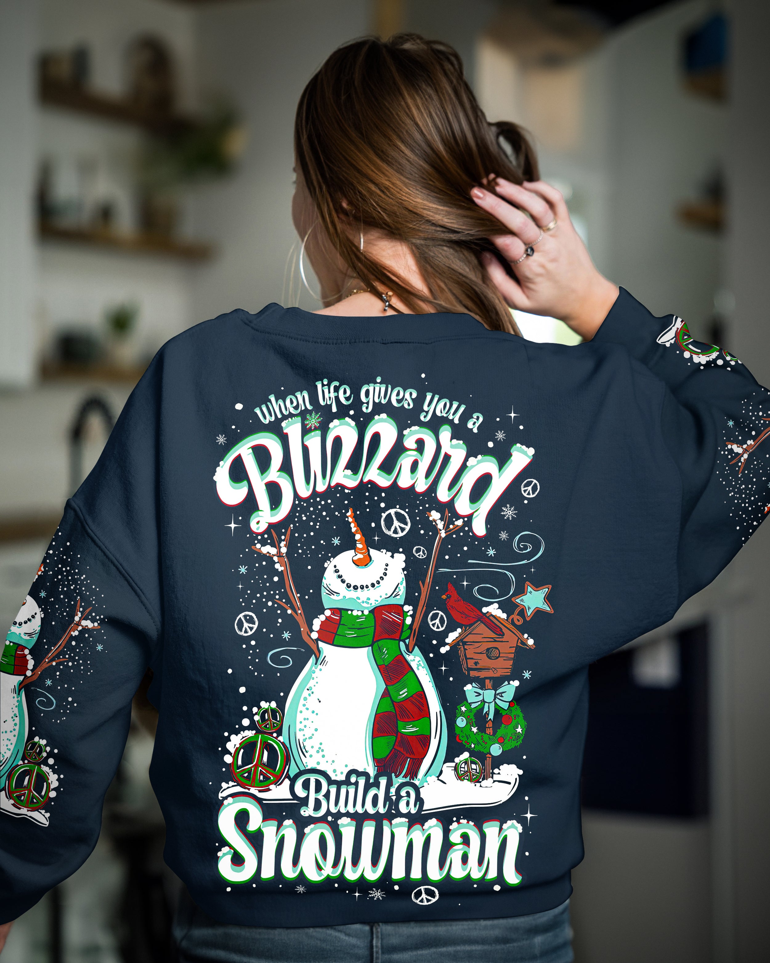 GIVES YOU A BLIZZARD CHRISTMAS HOLIDAY ALL OVER PRINT - TY07092313