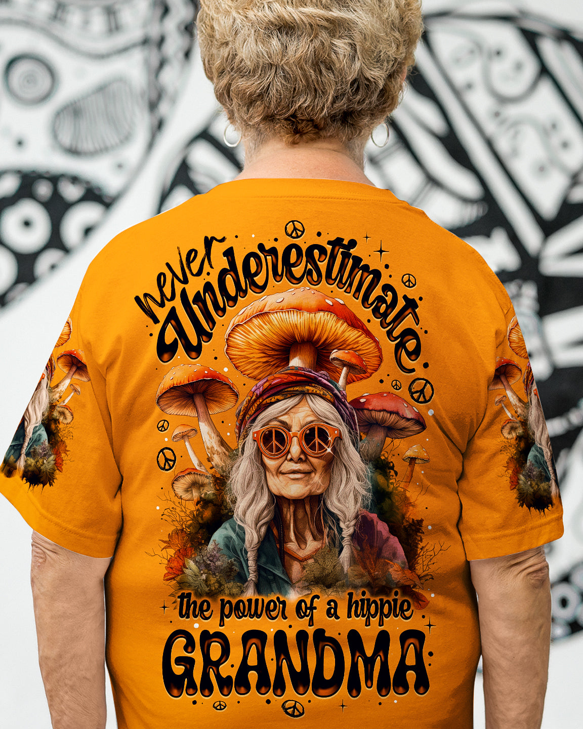HIPPIE GRANDMA ALL OVER PRINT - TY0809234