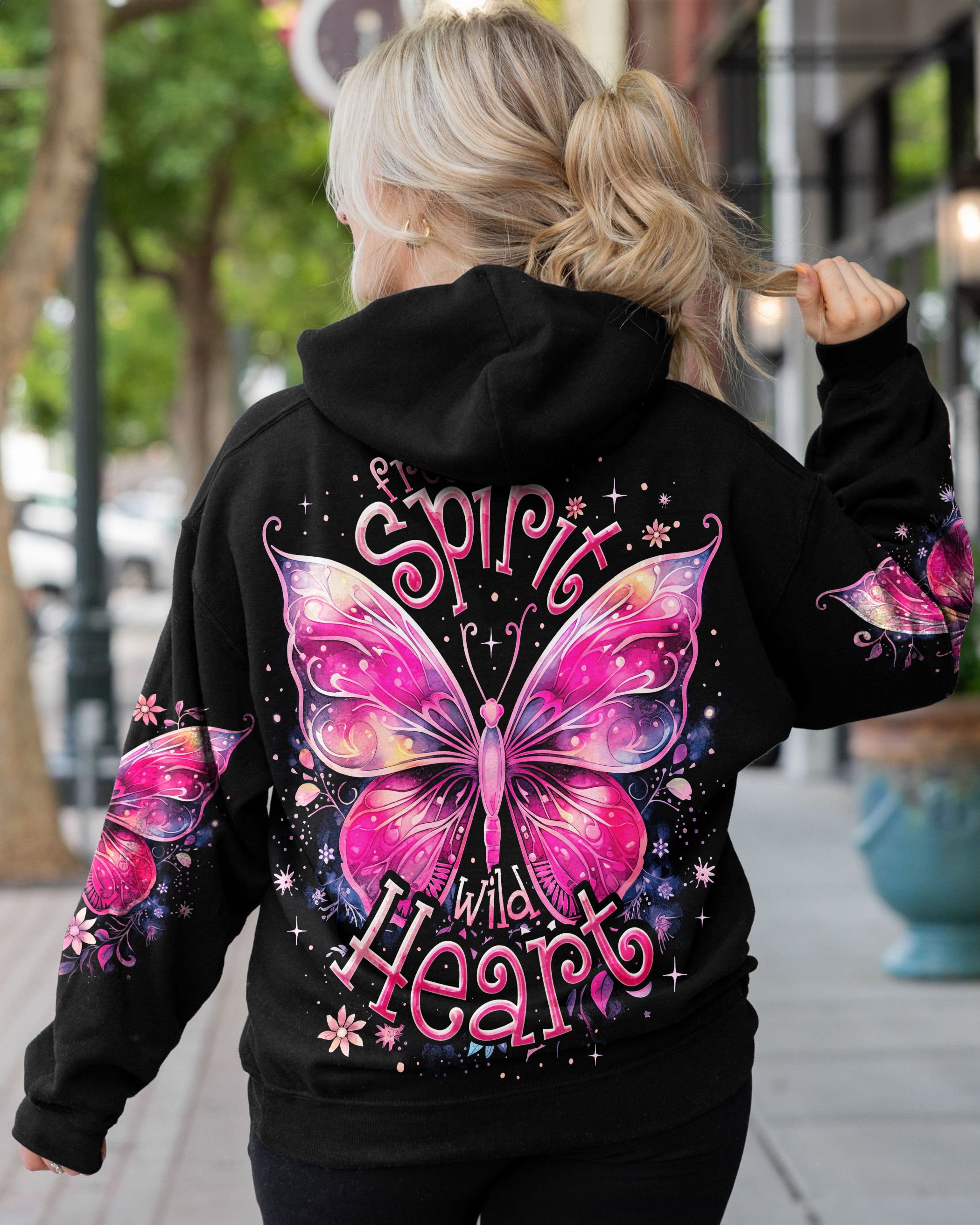 FREE SPIRIT BUTTERFLY ALL OVER PRINT - TY1408231